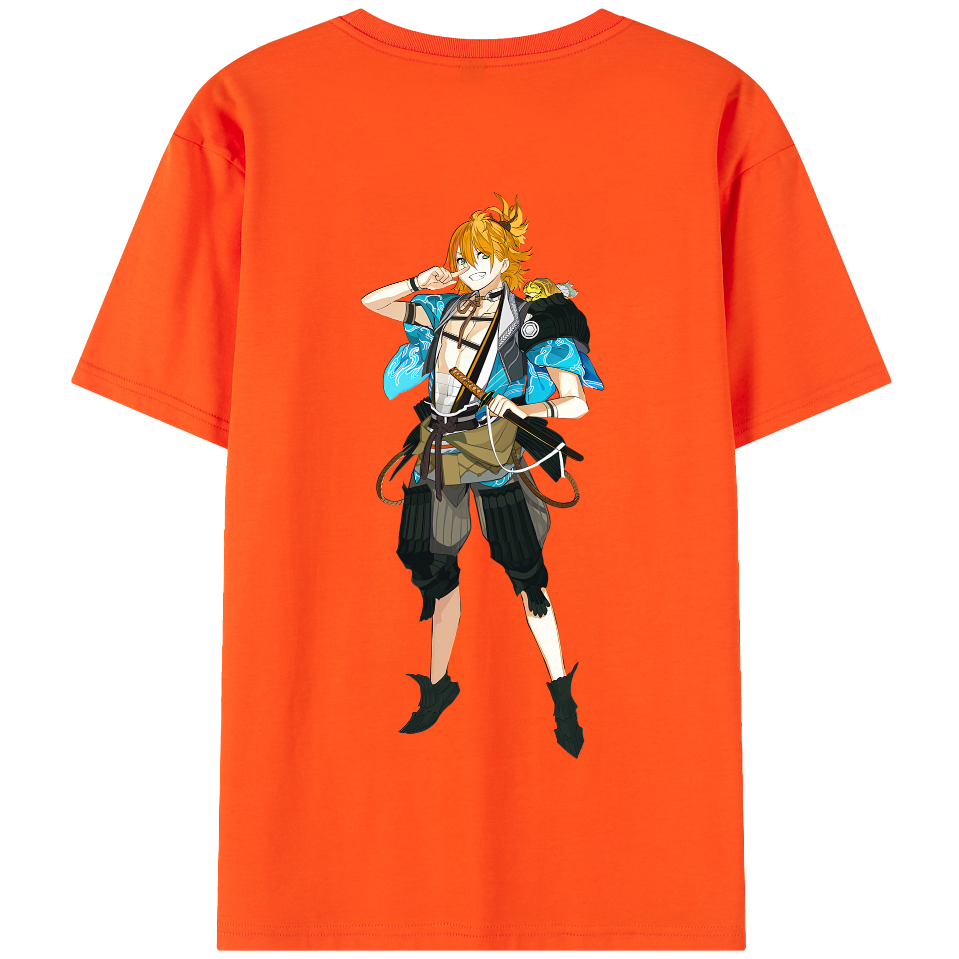 （画像用） 刀剣乱舞 Touken Ranbu 綿100％半袖Tシャツ（背面プリント）