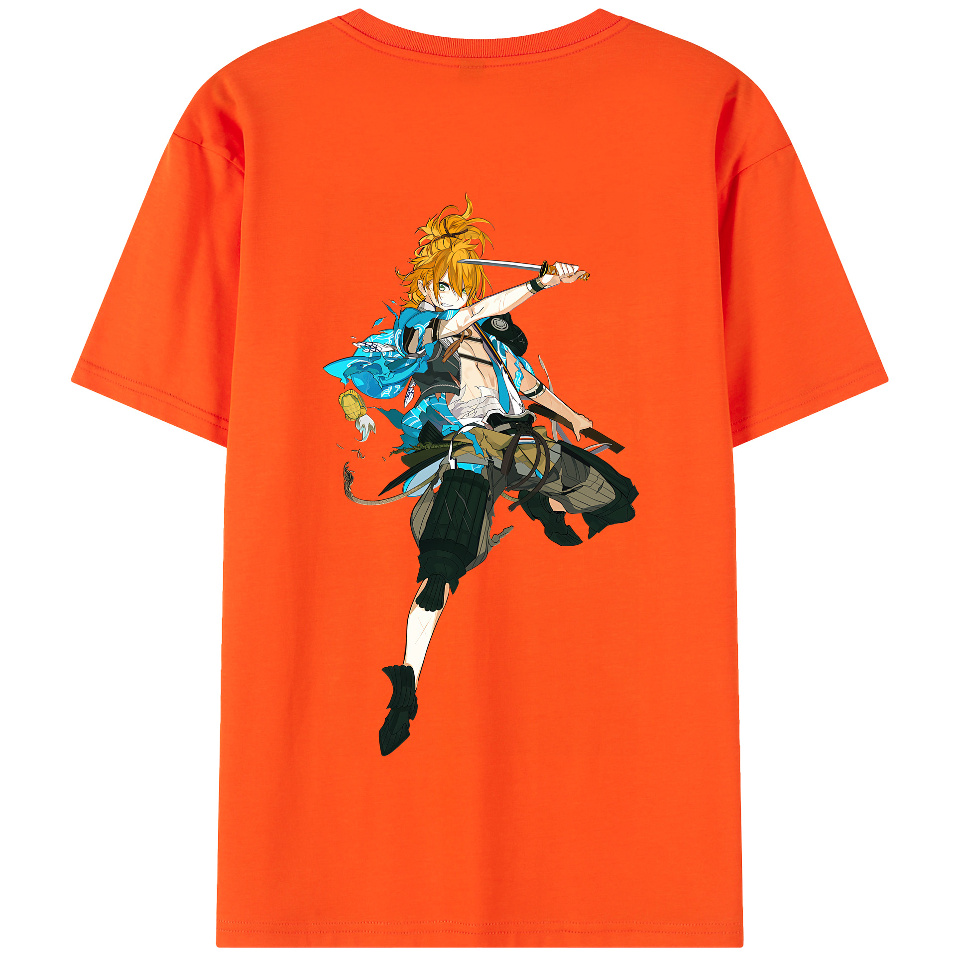 （画像用） 刀剣乱舞 Touken Ranbu 綿100％半袖Tシャツ（背面プリント）