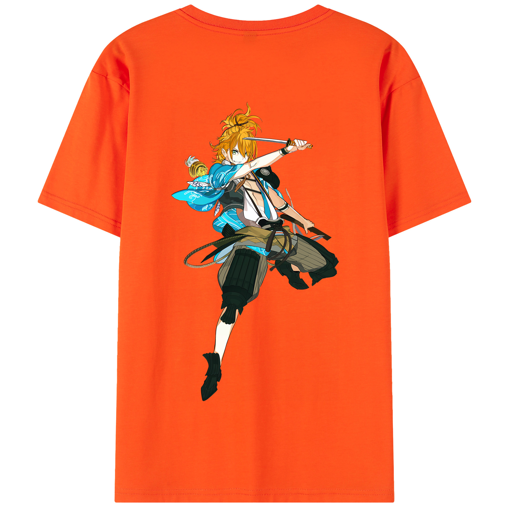 （画像用） 刀剣乱舞 Touken Ranbu 綿100％半袖Tシャツ（背面プリント）