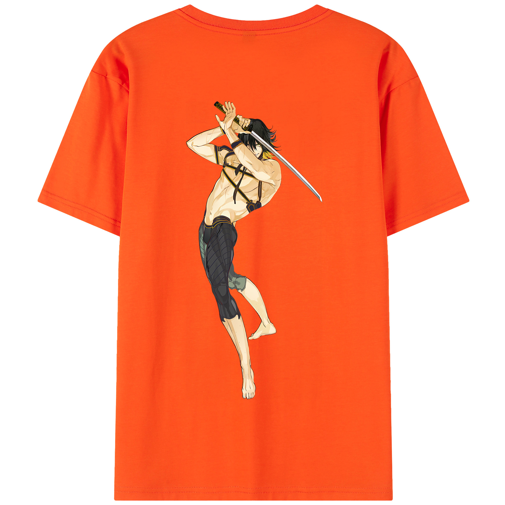 （画像用） 刀剣乱舞 Touken Ranbu 綿100％半袖Tシャツ（背面プリント）