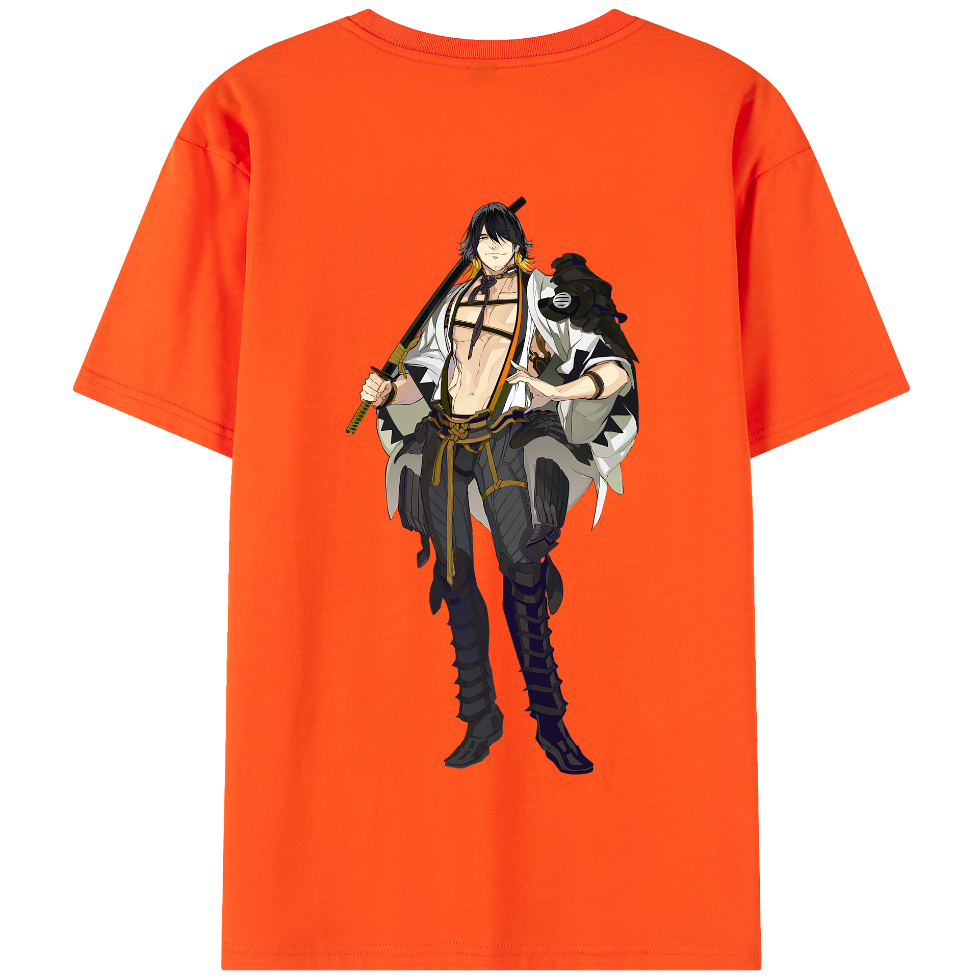 （画像用） 刀剣乱舞 Touken Ranbu 綿100％半袖Tシャツ（背面プリント）