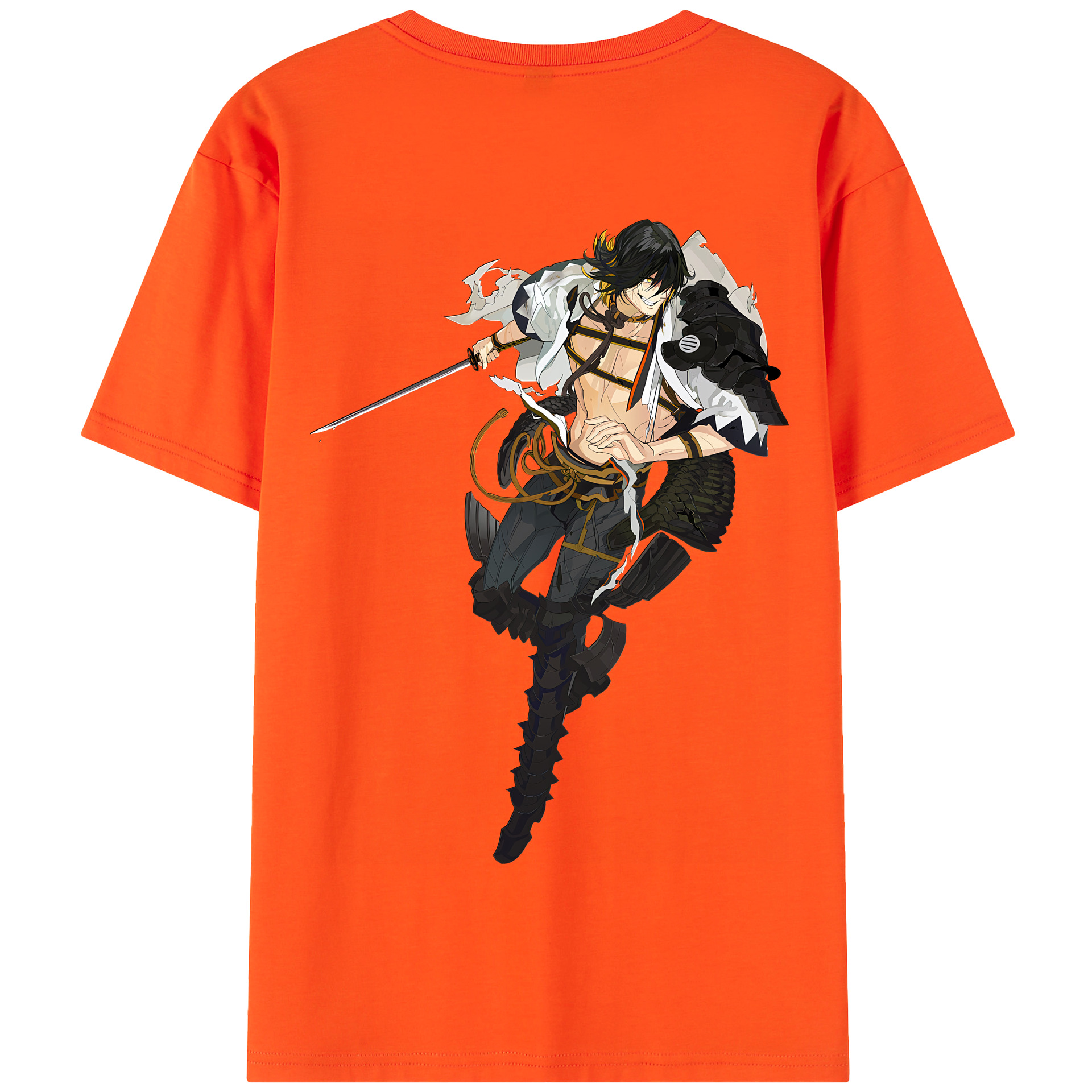 （画像用） 刀剣乱舞 Touken Ranbu 綿100％半袖Tシャツ（背面プリント）