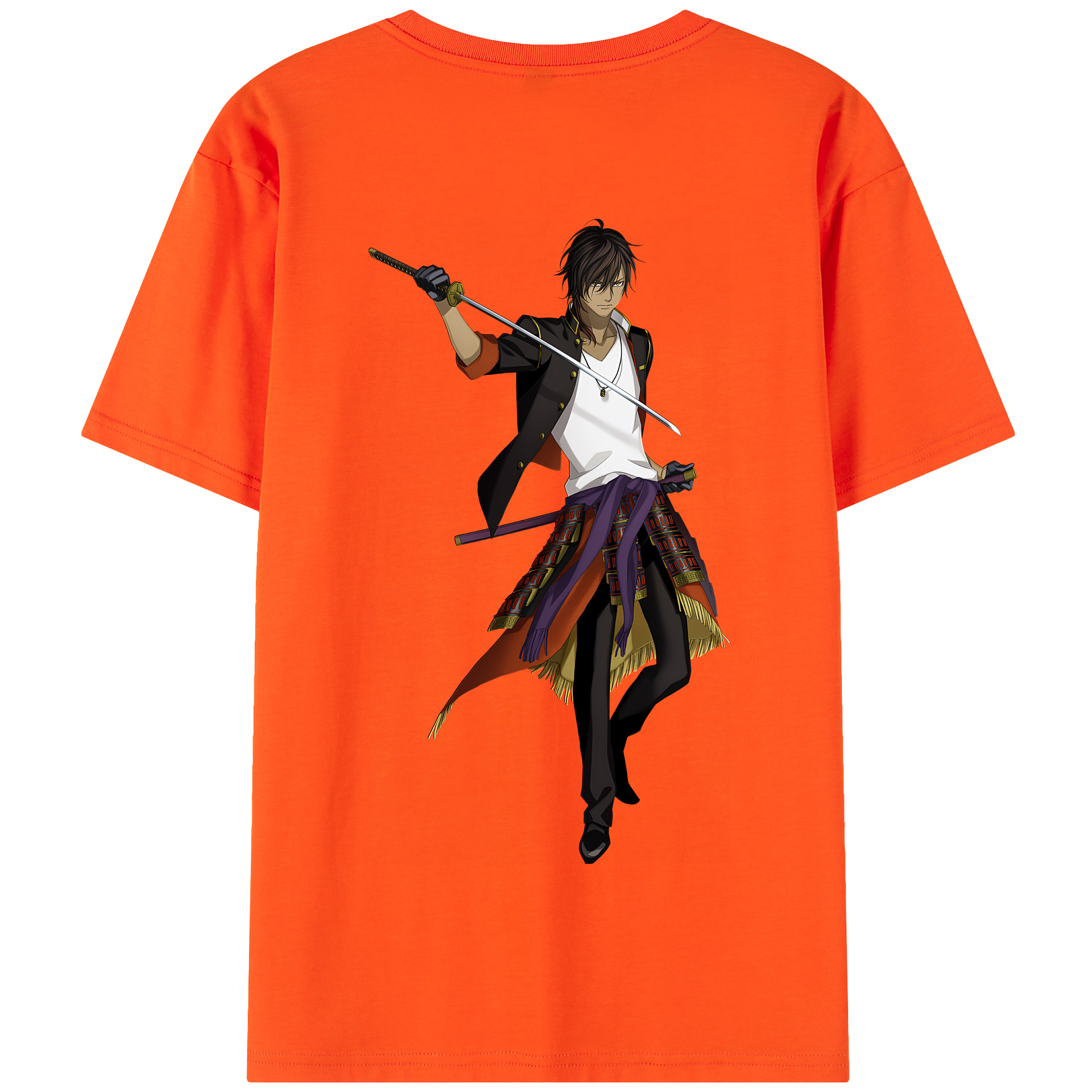 （画像用） 刀剣乱舞 Touken Ranbu 綿100％半袖Tシャツ（背面プリント）