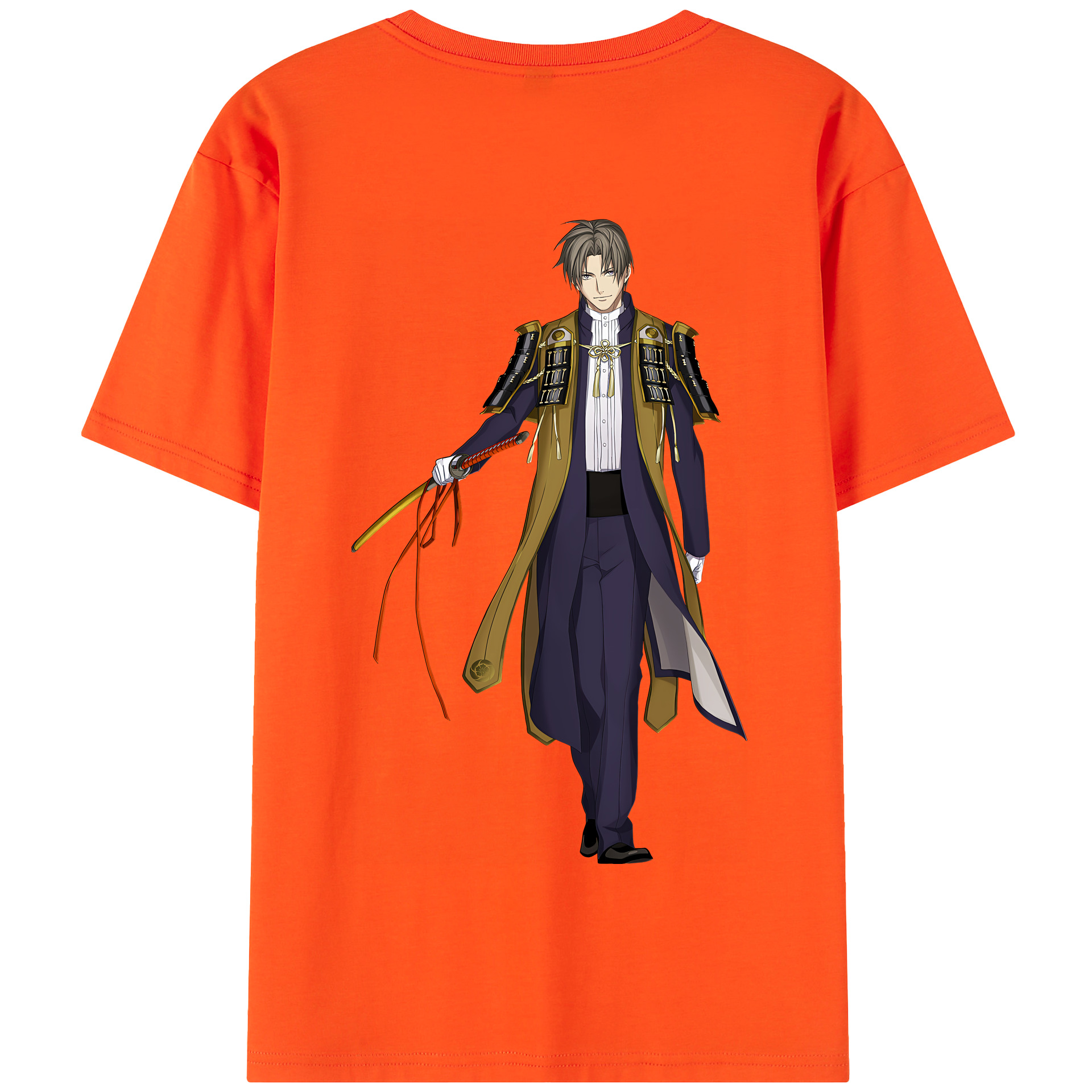 （画像用） 刀剣乱舞 Touken Ranbu 綿100％半袖Tシャツ（背面プリント）