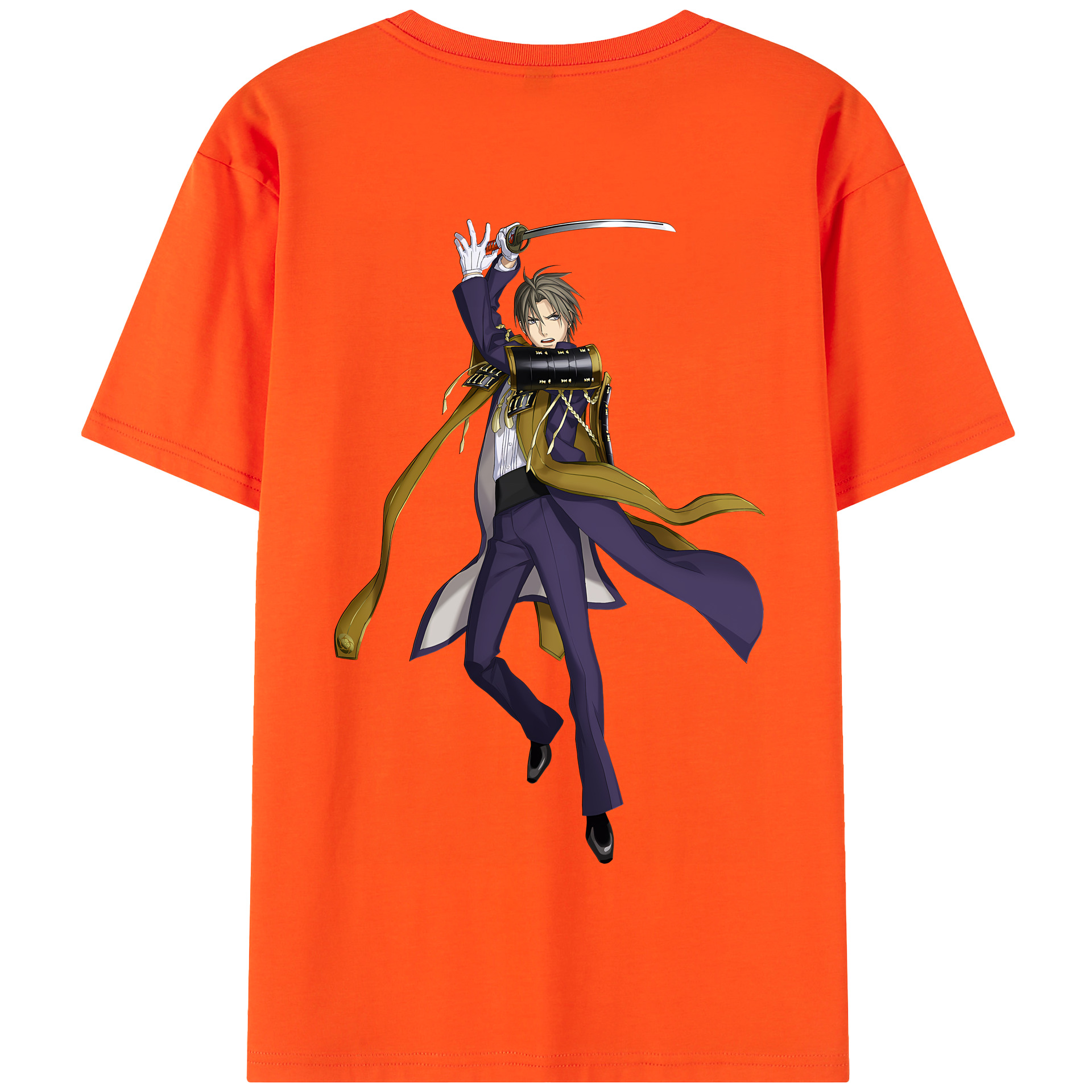 （画像用） 刀剣乱舞 Touken Ranbu 綿100％半袖Tシャツ（背面プリント）