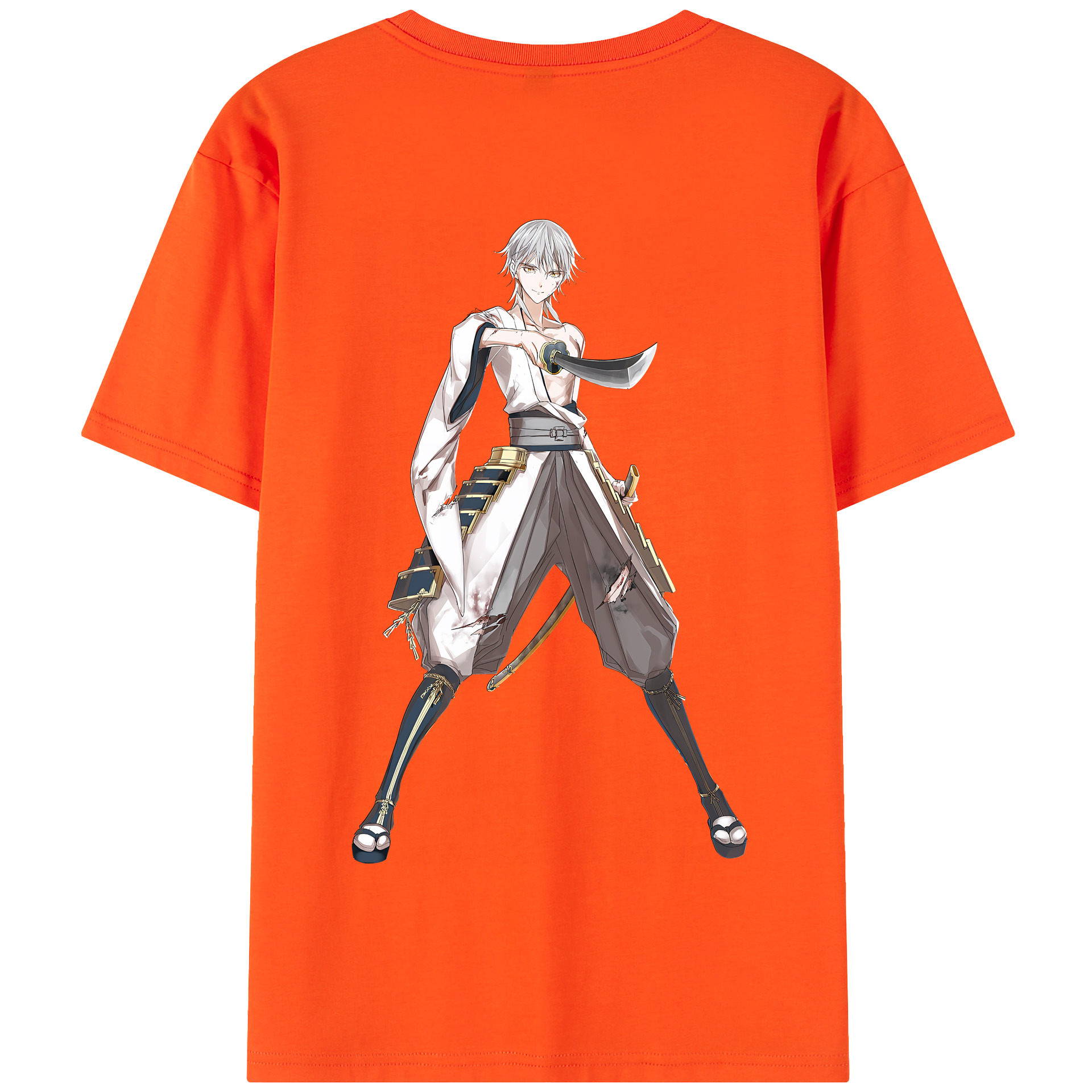 （画像用） 刀剣乱舞 Touken Ranbu 綿100％半袖Tシャツ（背面プリント）