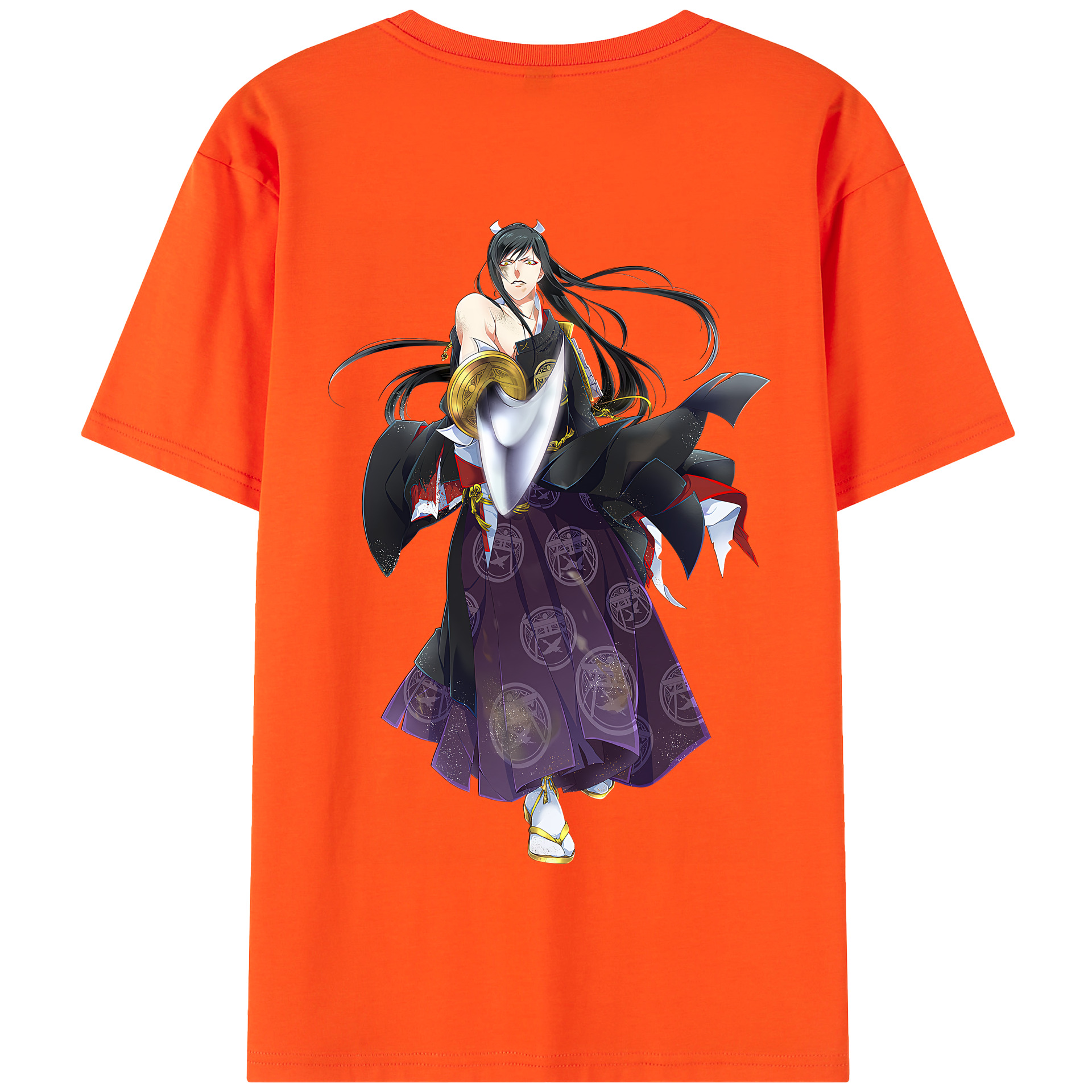 （画像用） 刀剣乱舞 Touken Ranbu 綿100％半袖Tシャツ（背面プリント）