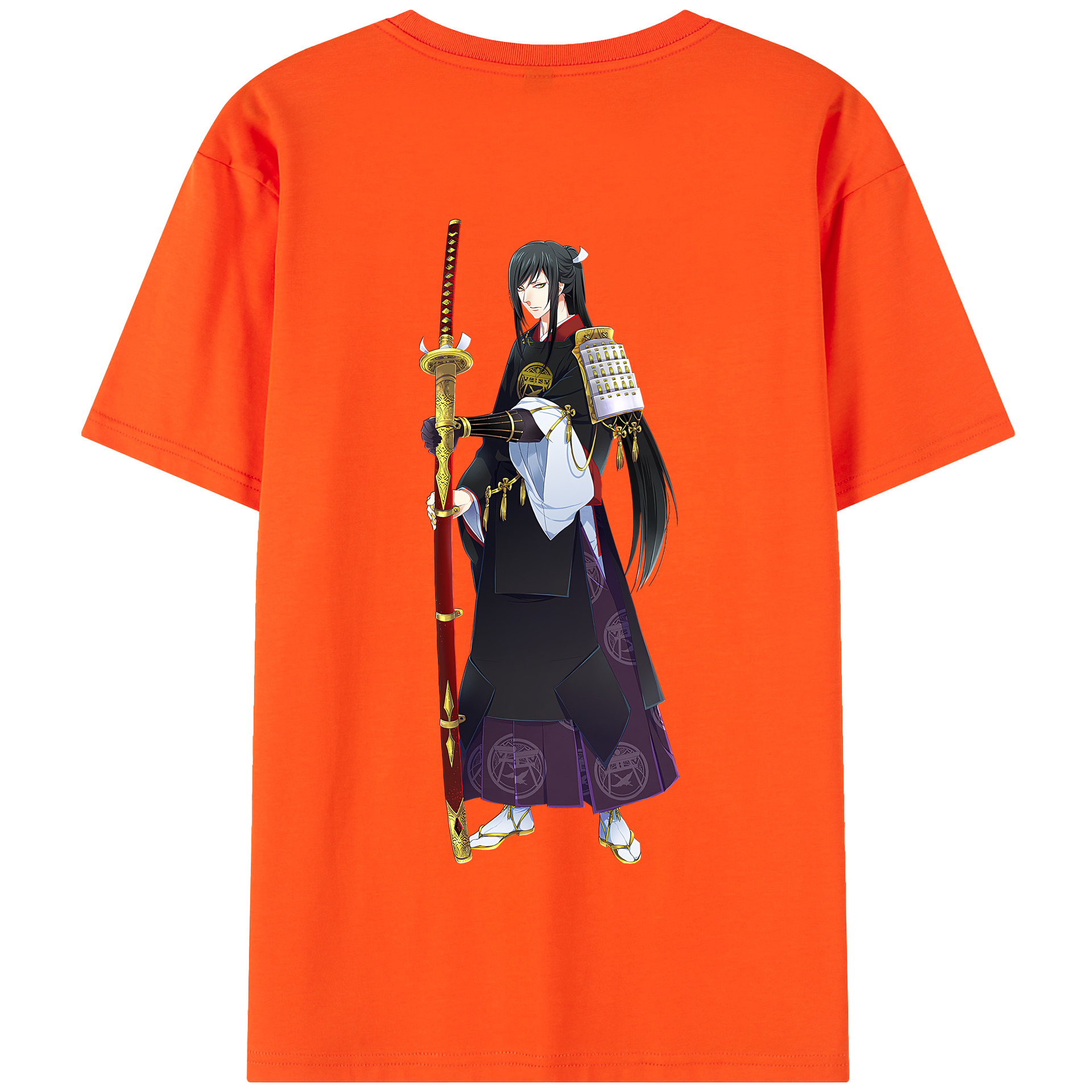 （画像用） 刀剣乱舞 Touken Ranbu 綿100％半袖Tシャツ（背面プリント）