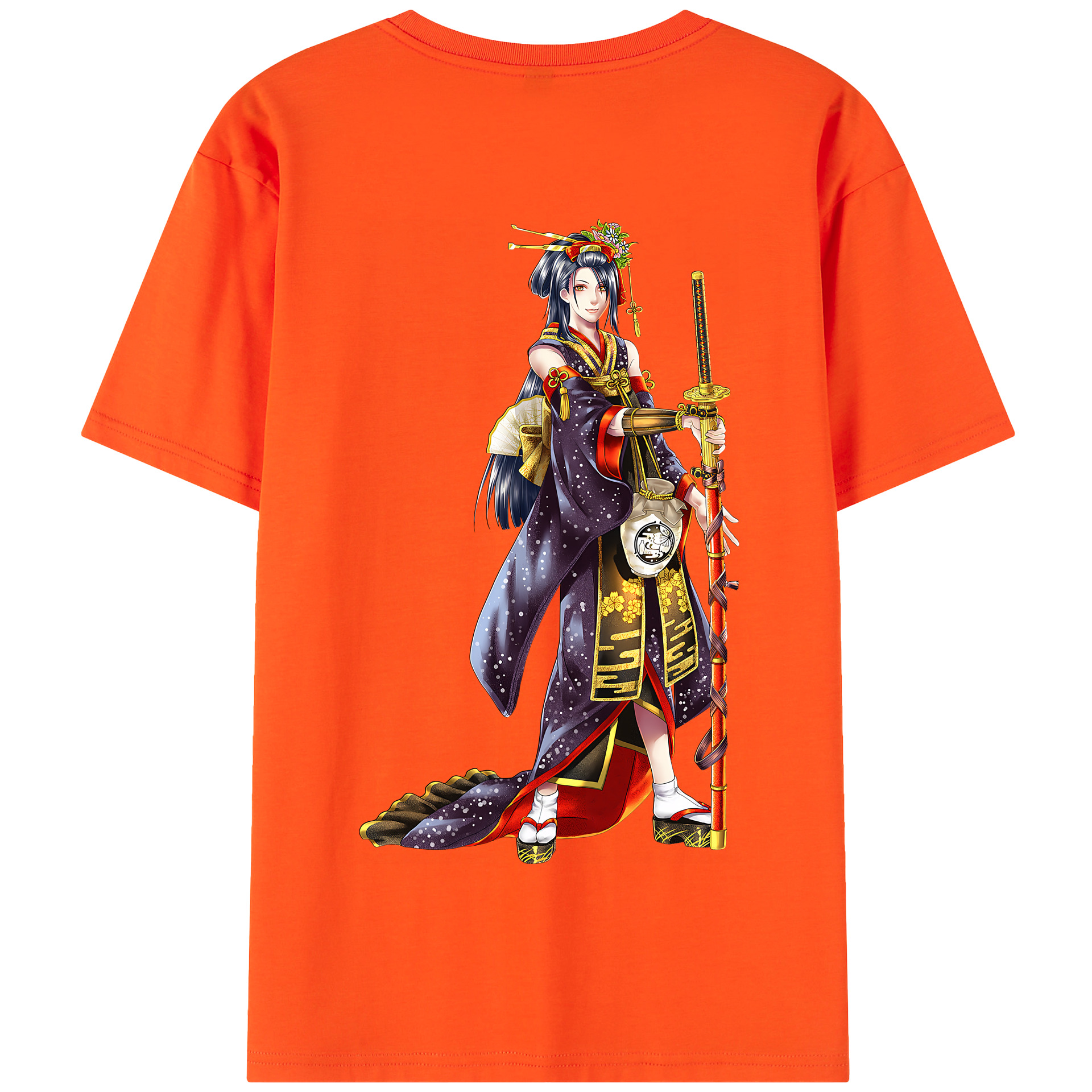 （画像用） 刀剣乱舞 Touken Ranbu 綿100％半袖Tシャツ（背面プリント）