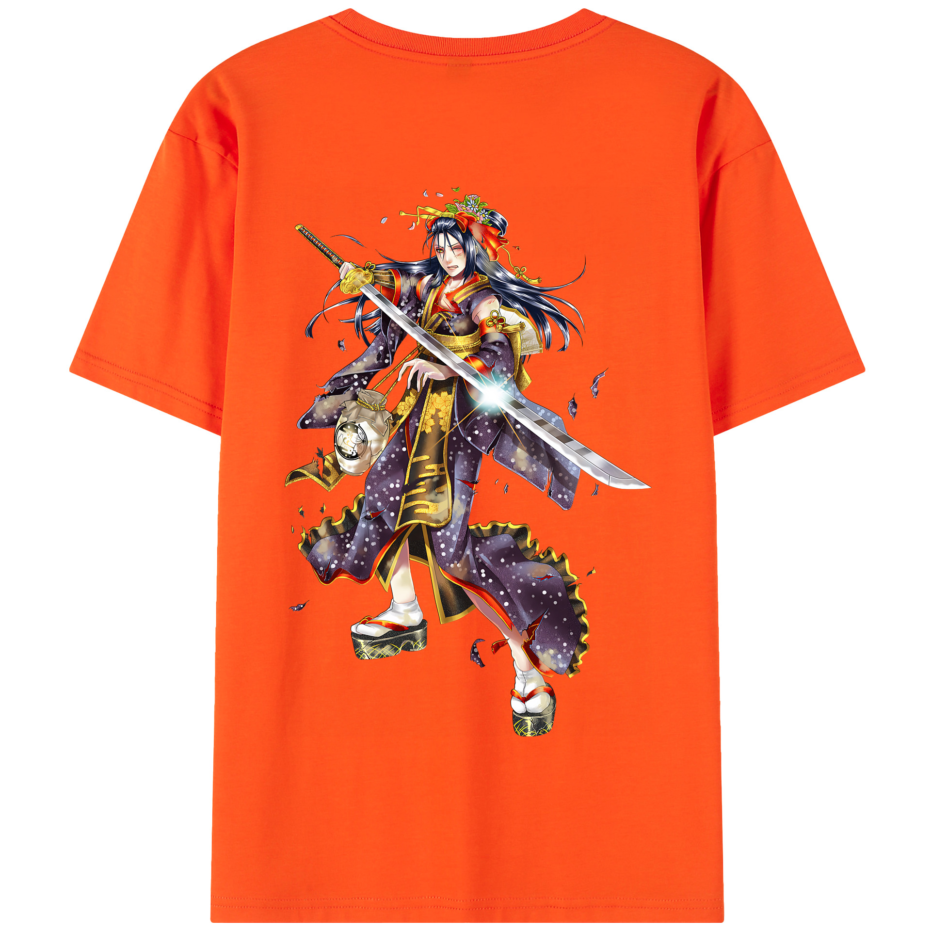 （画像用） 刀剣乱舞 Touken Ranbu 綿100％半袖Tシャツ（背面プリント）