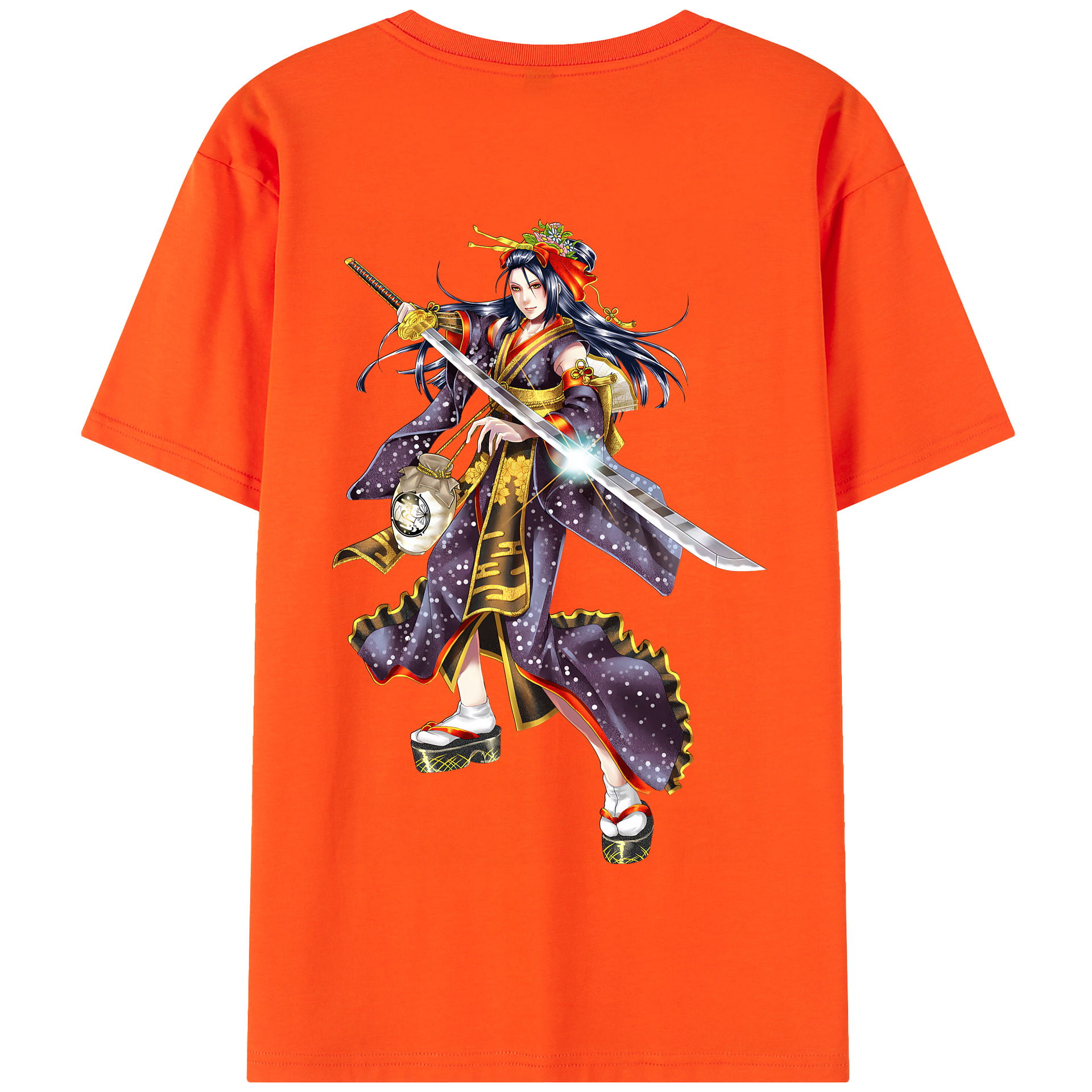 （画像用） 刀剣乱舞 Touken Ranbu 綿100％半袖Tシャツ（背面プリント）