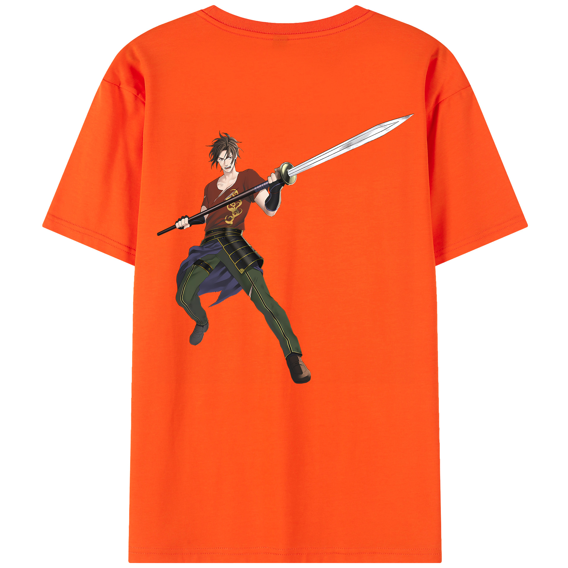 （画像用） 刀剣乱舞 Touken Ranbu 綿100％半袖Tシャツ（背面プリント）
