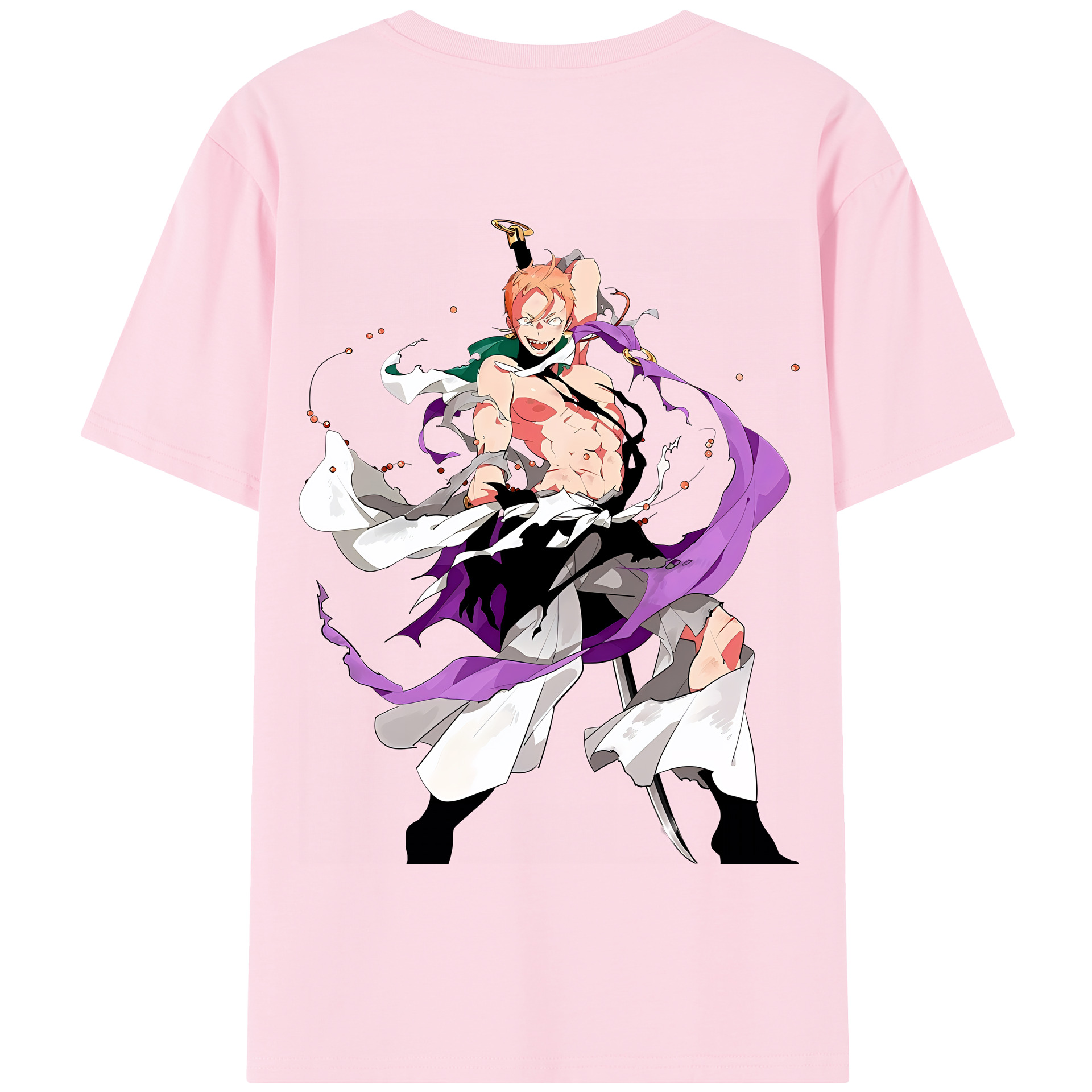 （画像用） 刀剣乱舞 Touken Ranbu 綿100％半袖Tシャツ（背面プリント）