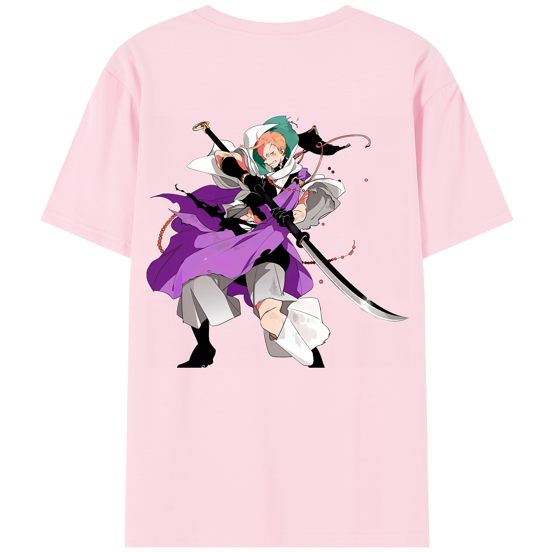 （画像用） 刀剣乱舞 Touken Ranbu 綿100％半袖Tシャツ（背面プリント）