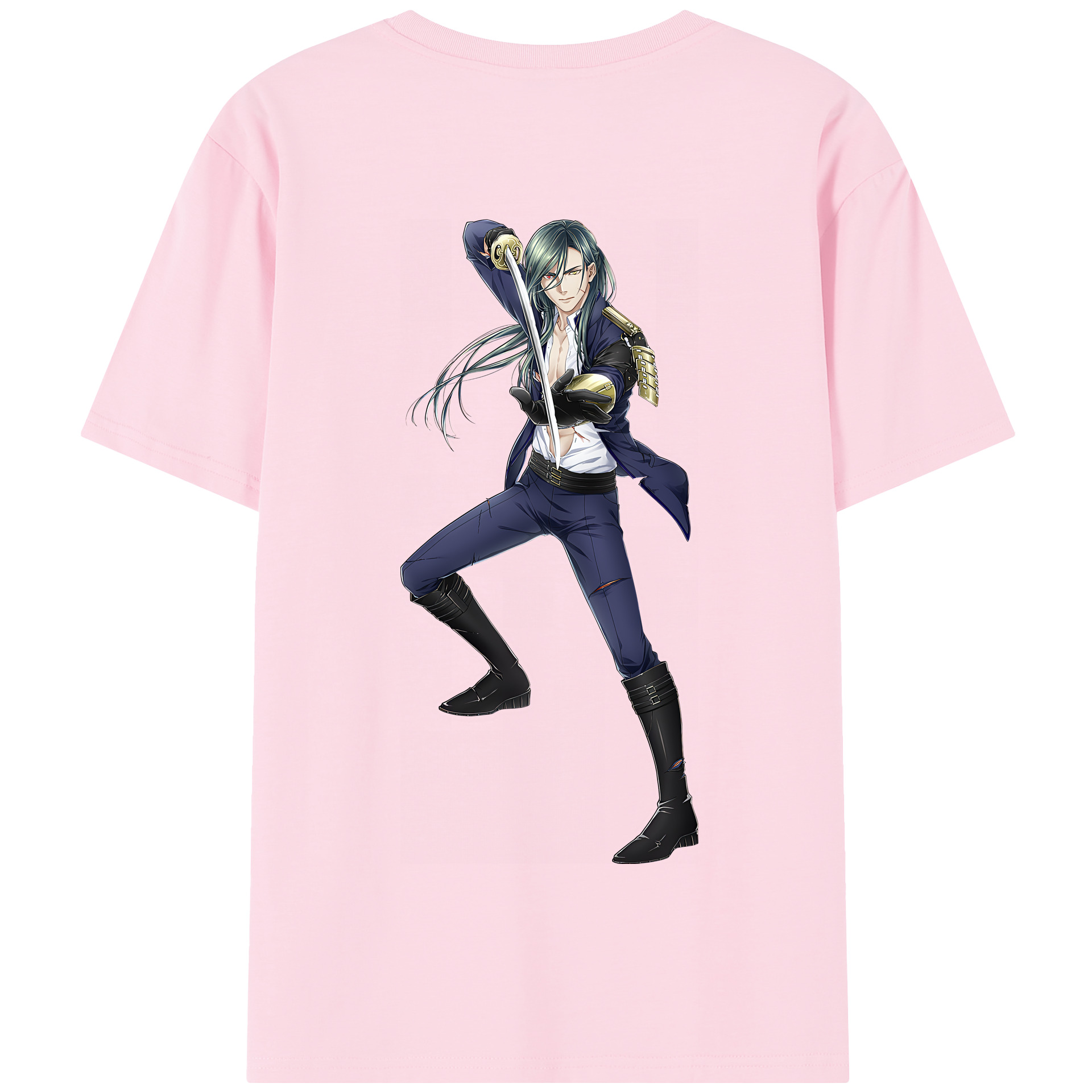 （画像用） 刀剣乱舞 Touken Ranbu 綿100％半袖Tシャツ（背面プリント）