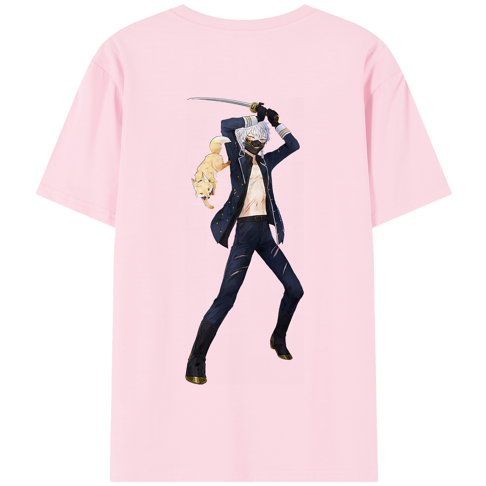 （画像用） 刀剣乱舞 Touken Ranbu 綿100％半袖Tシャツ（背面プリント）
