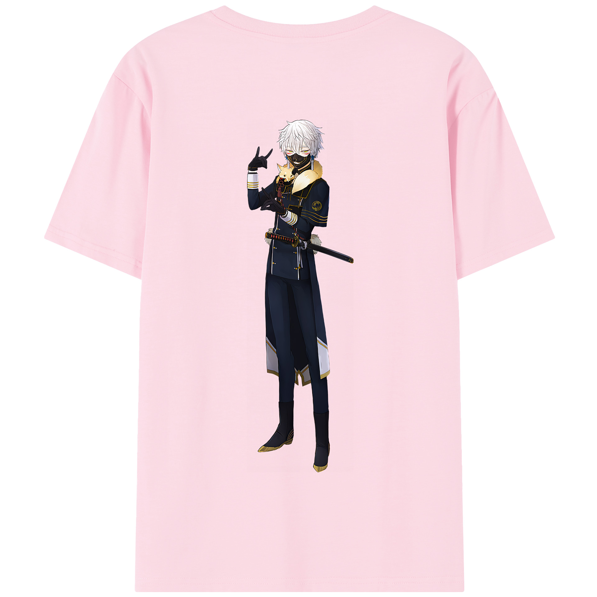 （画像用） 刀剣乱舞 Touken Ranbu 綿100％半袖Tシャツ（背面プリント）