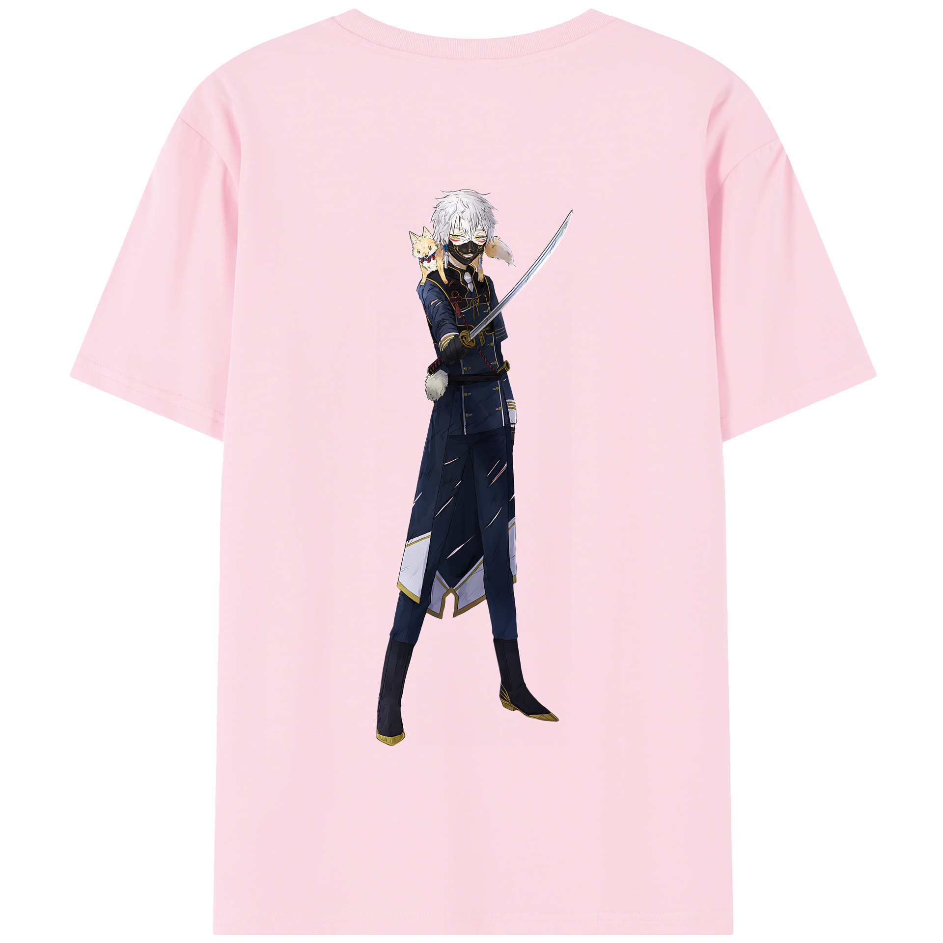 （画像用） 刀剣乱舞 Touken Ranbu 綿100％半袖Tシャツ（背面プリント）