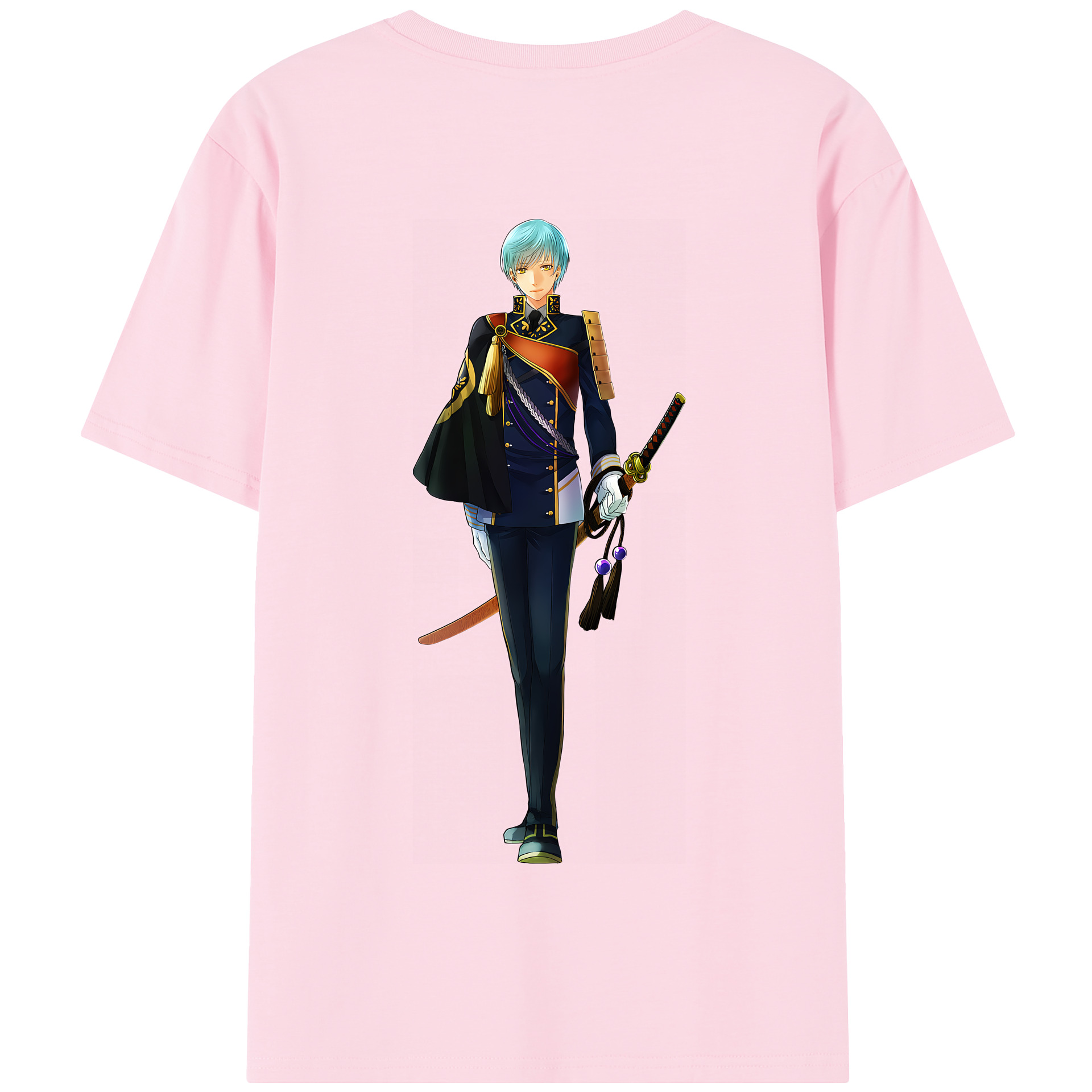 （画像用） 刀剣乱舞 Touken Ranbu 綿100％半袖Tシャツ（背面プリント）
