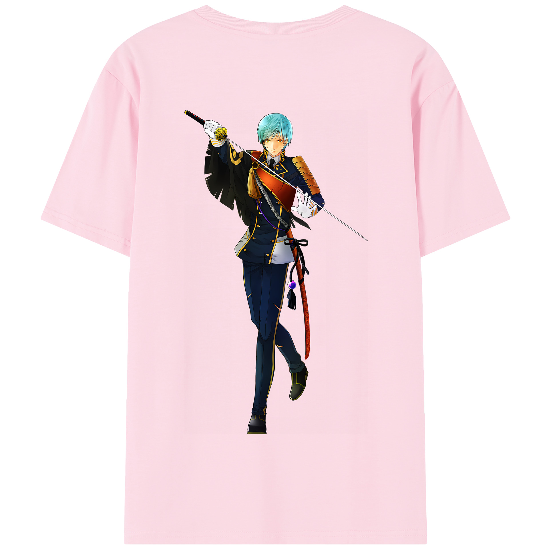 （画像用） 刀剣乱舞 Touken Ranbu 綿100％半袖Tシャツ（背面プリント）