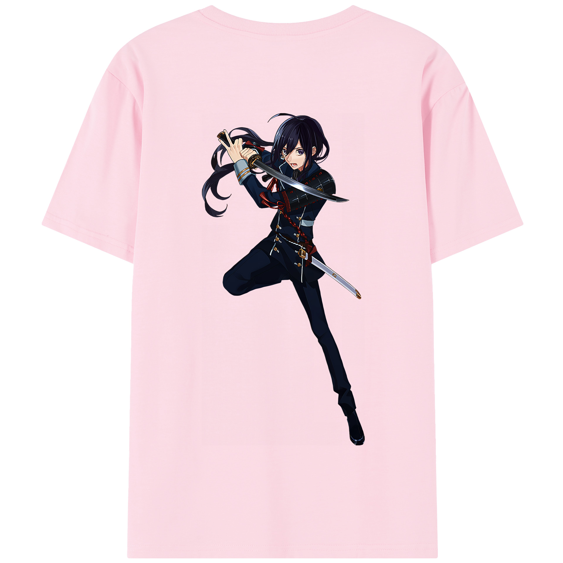 （画像用） 刀剣乱舞 Touken Ranbu 綿100％半袖Tシャツ（背面プリント）