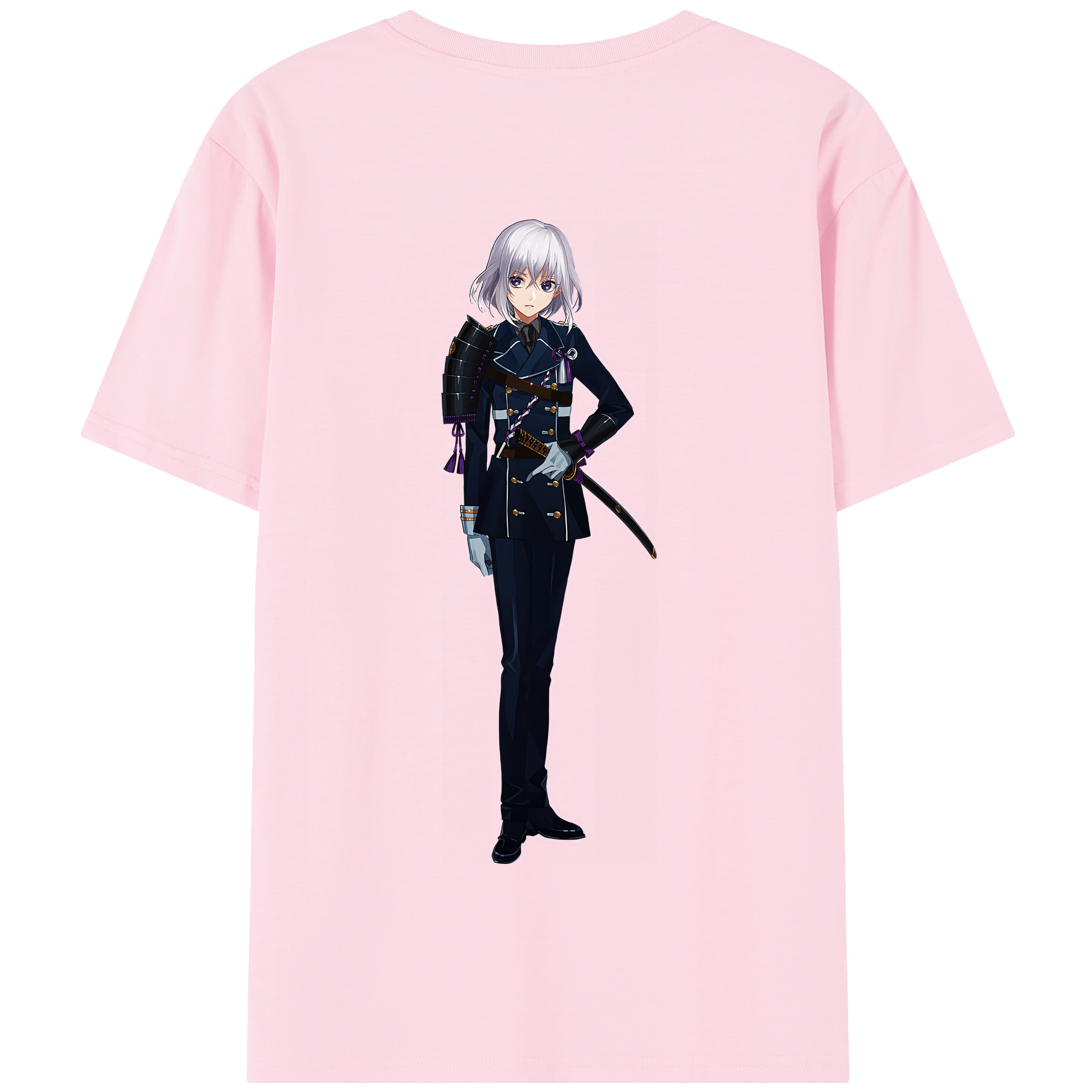 （画像用） 刀剣乱舞 Touken Ranbu 綿100％半袖Tシャツ（背面プリント）