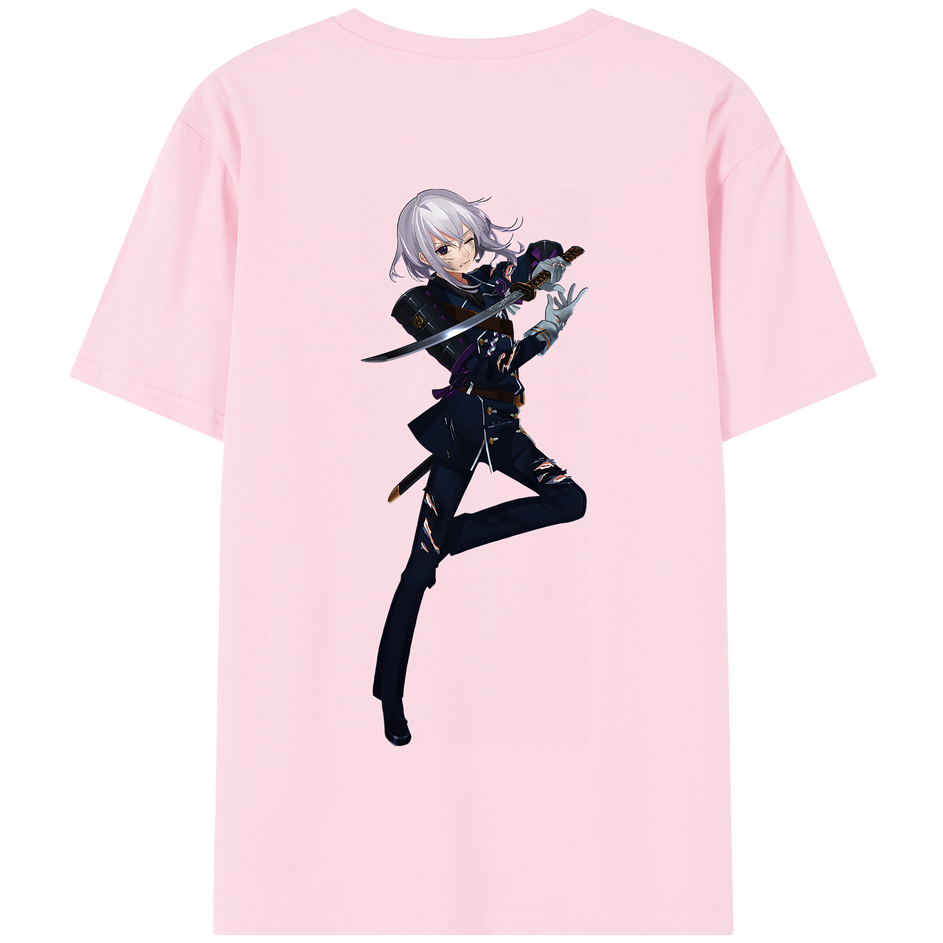 （画像用） 刀剣乱舞 Touken Ranbu 綿100％半袖Tシャツ（背面プリント）