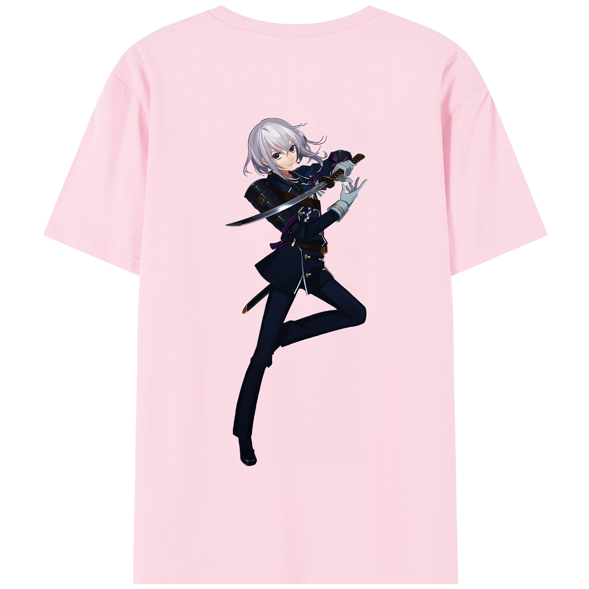 （画像用） 刀剣乱舞 Touken Ranbu 綿100％半袖Tシャツ（背面プリント）