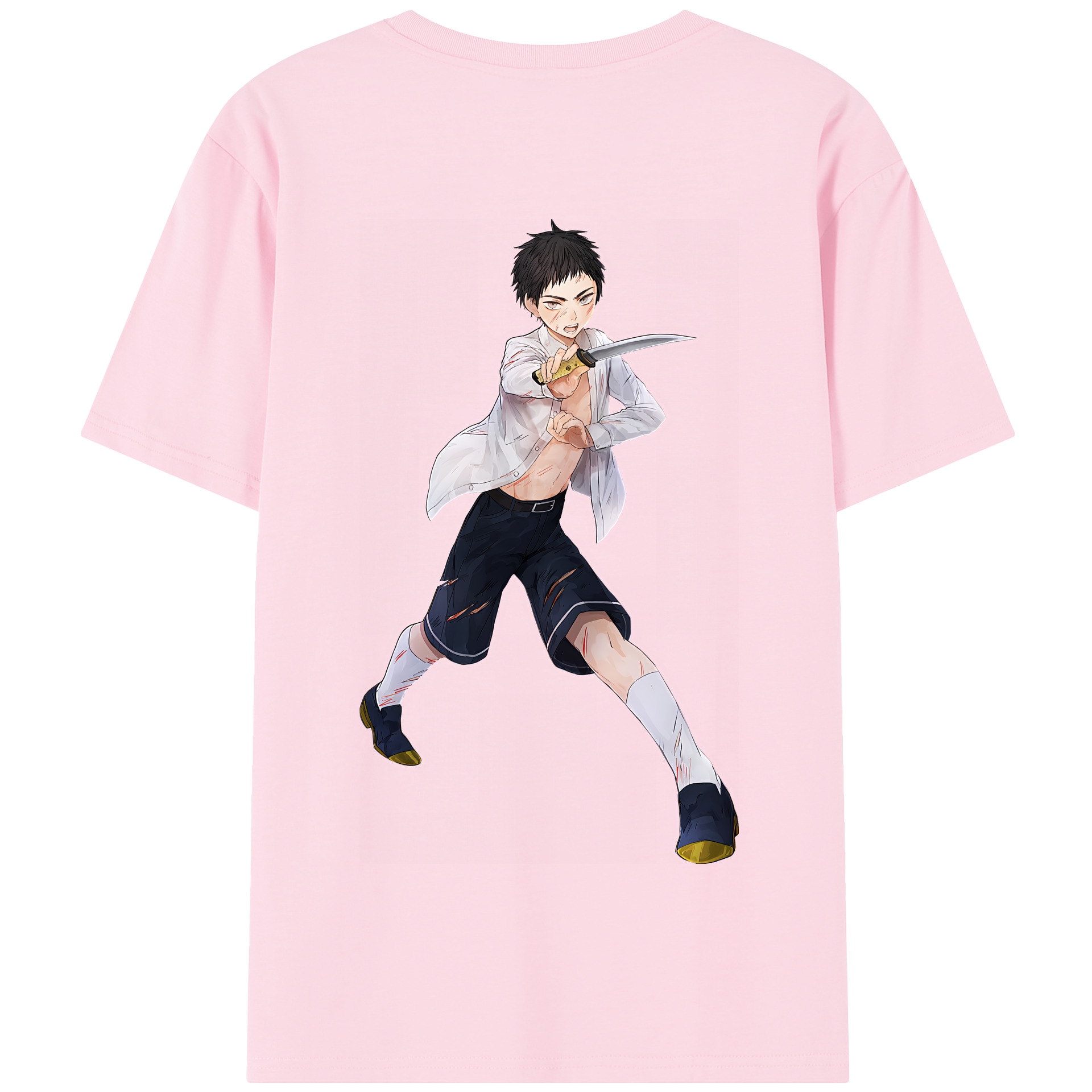 （画像用） 刀剣乱舞 Touken Ranbu 綿100％半袖Tシャツ（背面プリント）