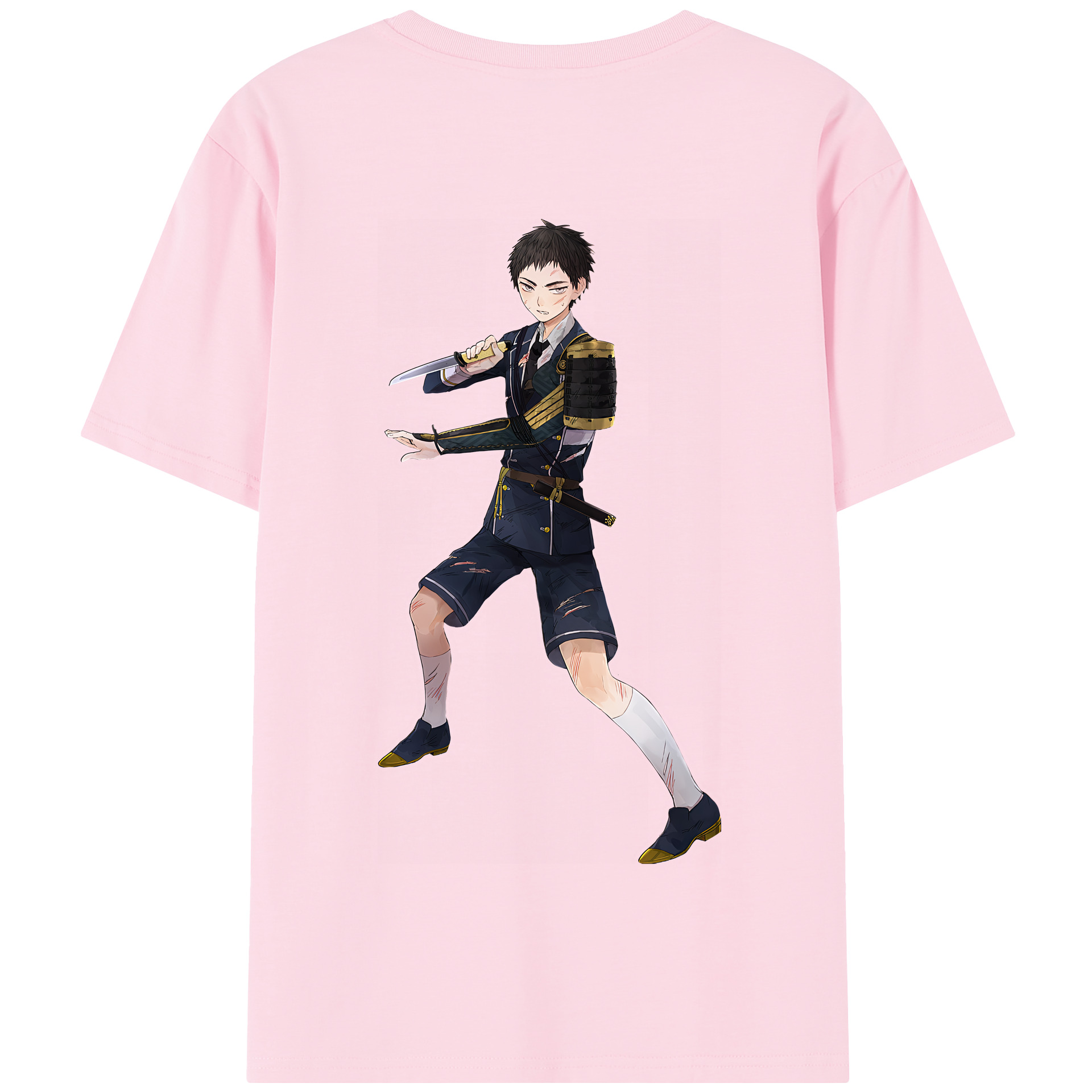 （画像用） 刀剣乱舞 Touken Ranbu 綿100％半袖Tシャツ（背面プリント）