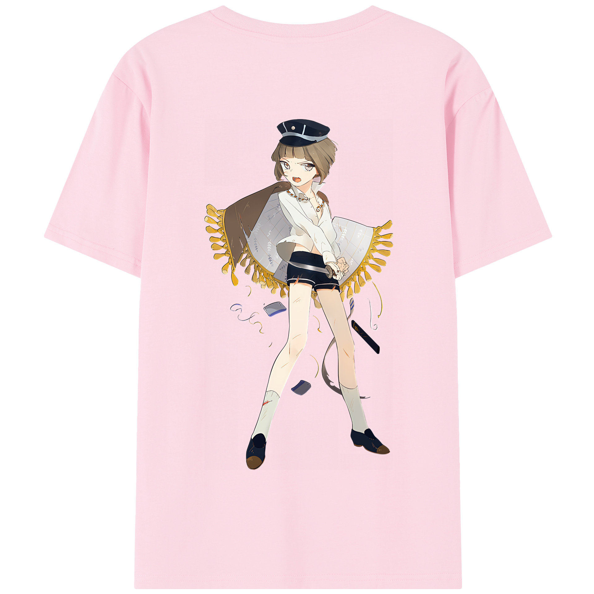 （画像用） 刀剣乱舞 Touken Ranbu 綿100％半袖Tシャツ（背面プリント）