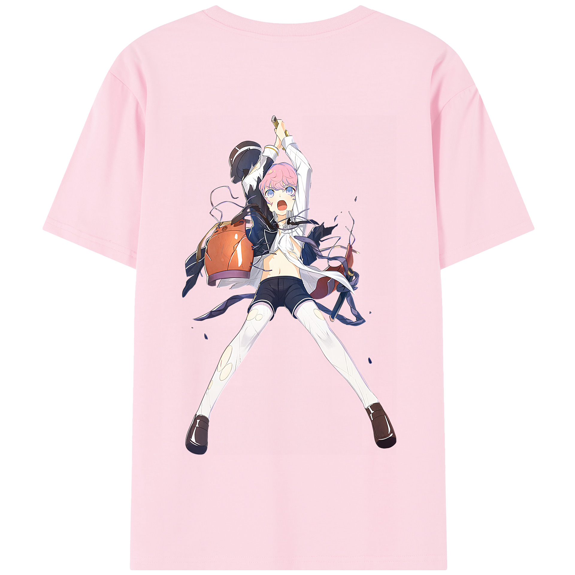（画像用） 刀剣乱舞 Touken Ranbu 綿100％半袖Tシャツ（背面プリント）