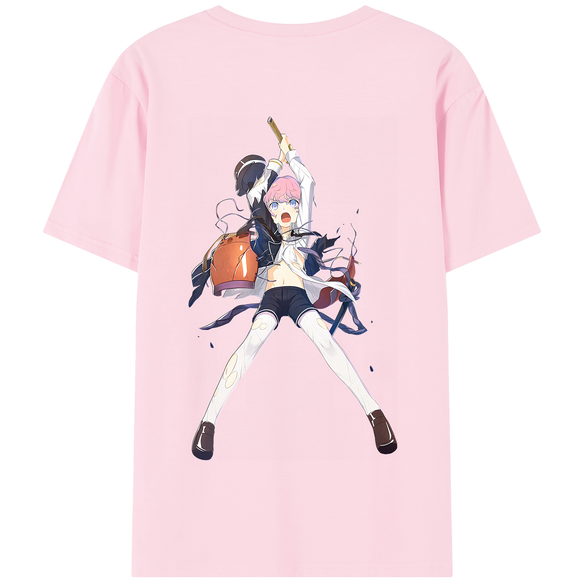 （画像用） 刀剣乱舞 Touken Ranbu 綿100％半袖Tシャツ（背面プリント）