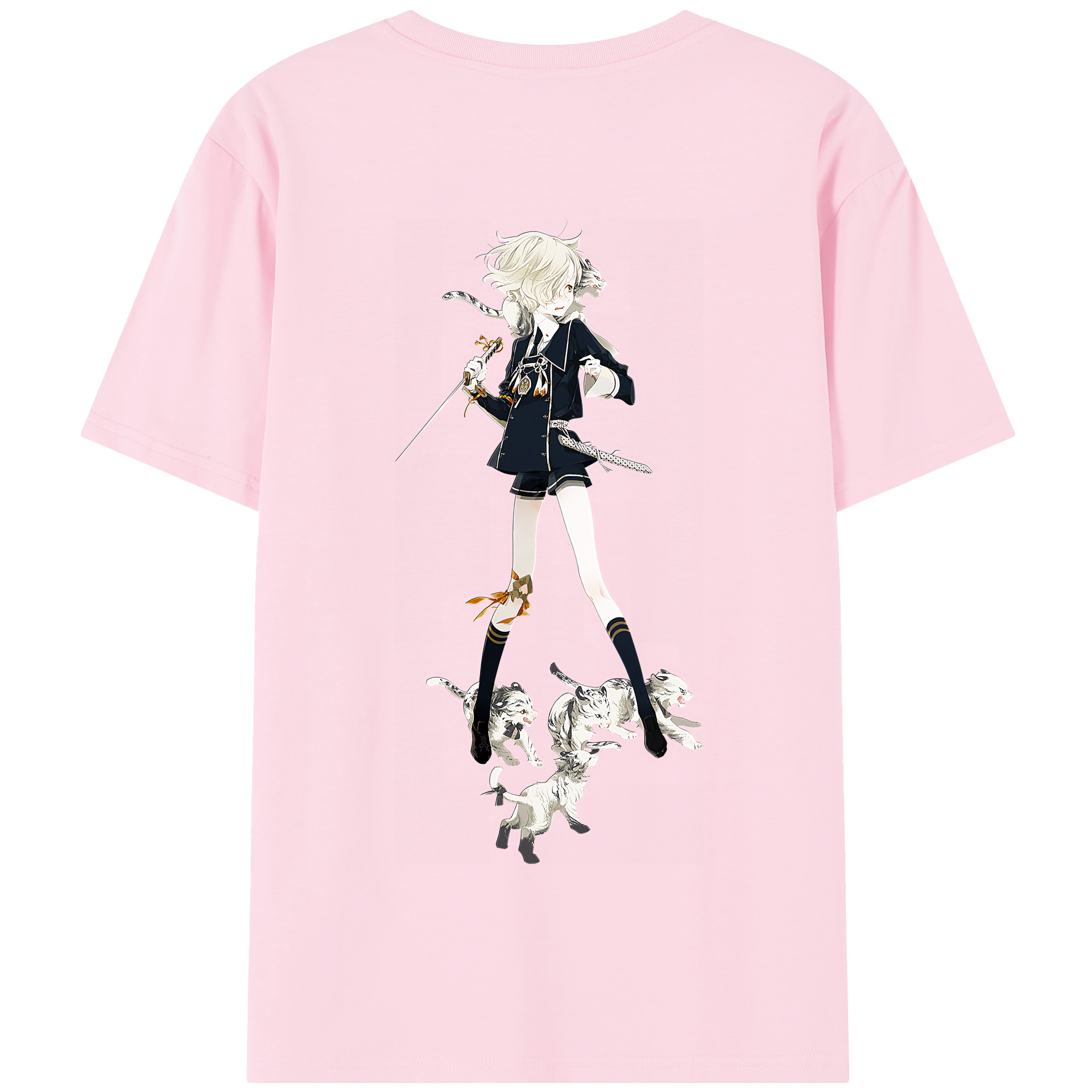 （画像用） 刀剣乱舞 Touken Ranbu 綿100％半袖Tシャツ（背面プリント）
