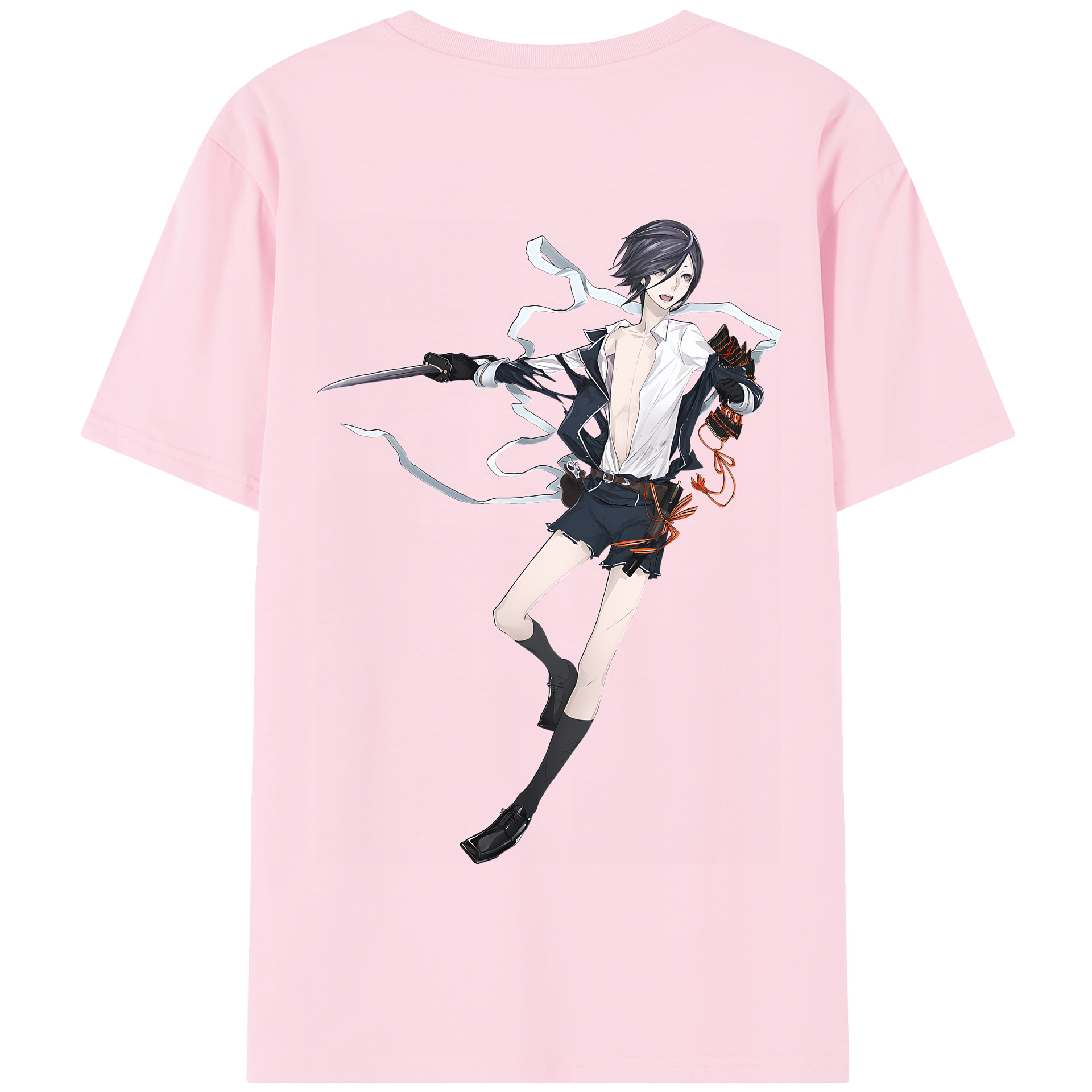 （画像用） 刀剣乱舞 Touken Ranbu 綿100％半袖Tシャツ（背面プリント）