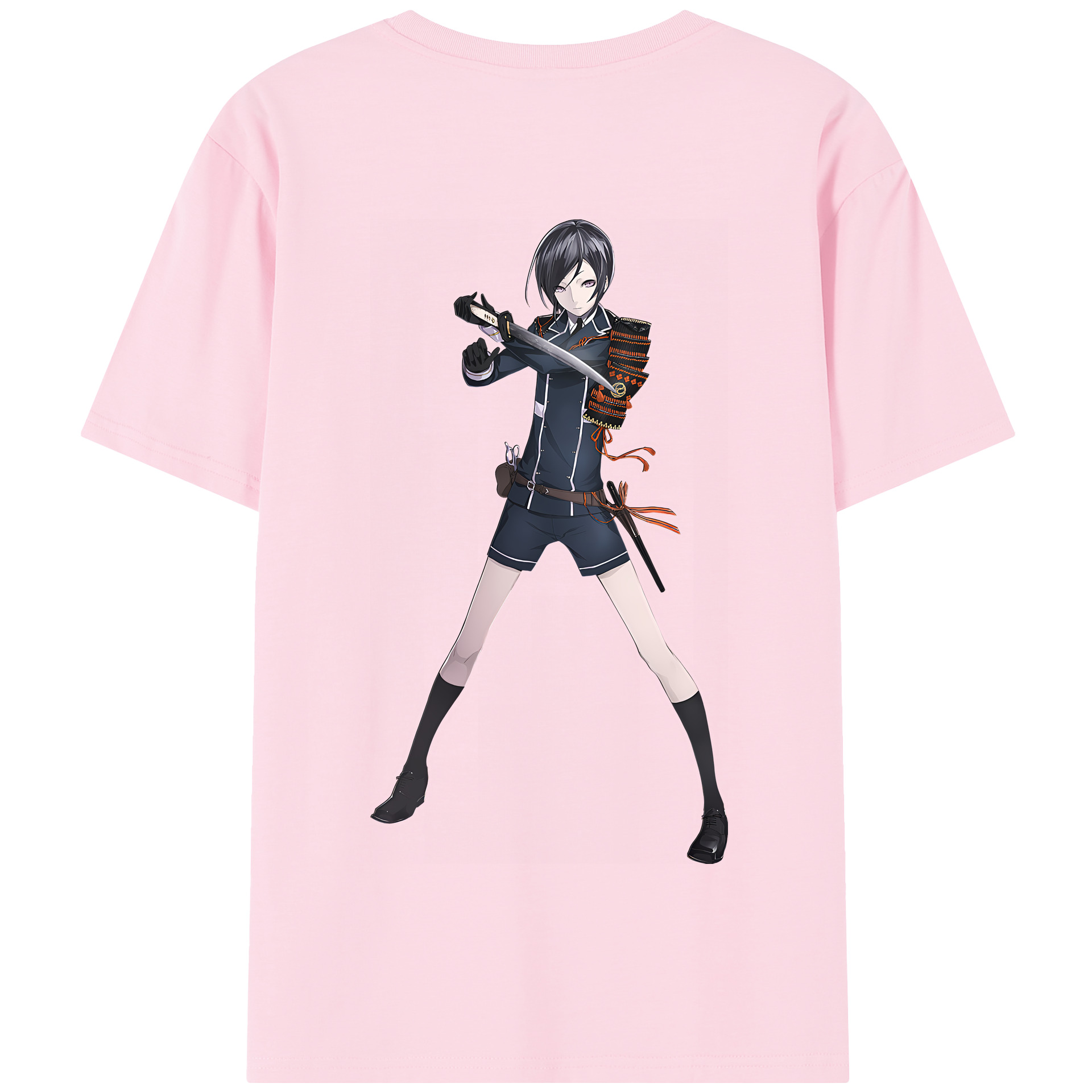 （画像用） 刀剣乱舞 Touken Ranbu 綿100％半袖Tシャツ（背面プリント）