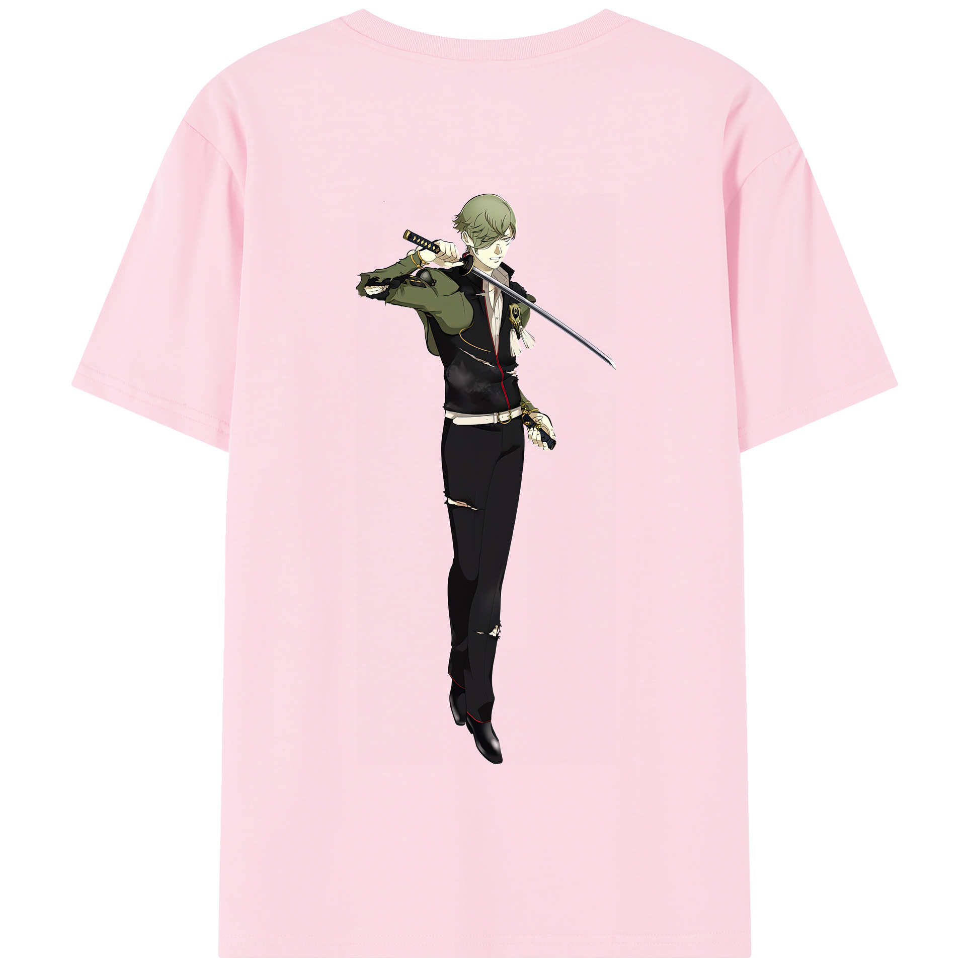 （画像用） 刀剣乱舞 Touken Ranbu 綿100％半袖Tシャツ（背面プリント）