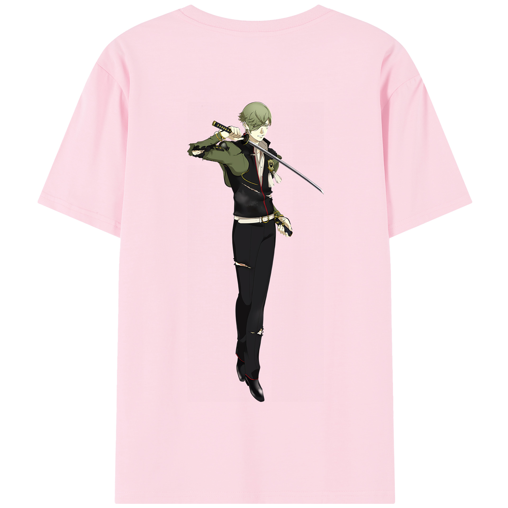 （画像用） 刀剣乱舞 Touken Ranbu 綿100％半袖Tシャツ（背面プリント）