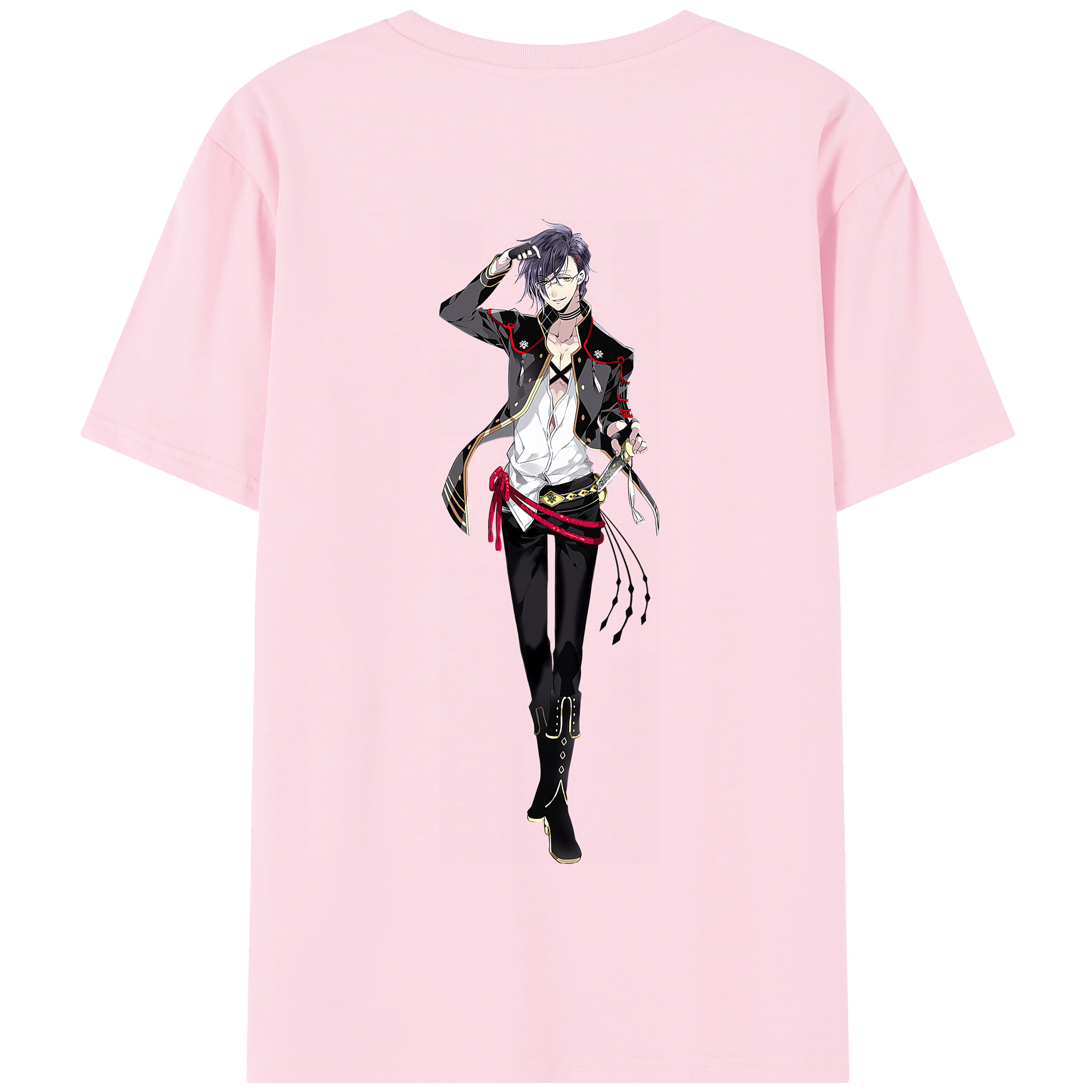 （画像用） 刀剣乱舞 Touken Ranbu 綿100％半袖Tシャツ（背面プリント）