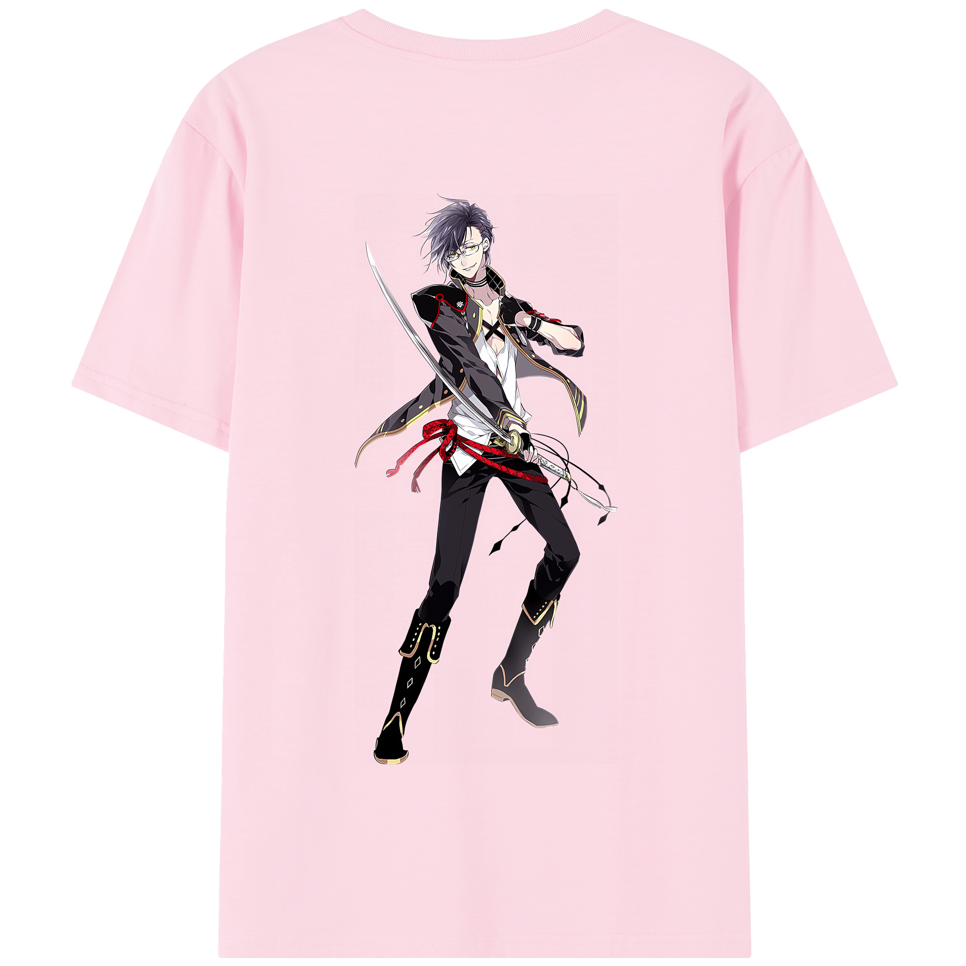 （画像用） 刀剣乱舞 Touken Ranbu 綿100％半袖Tシャツ（背面プリント）