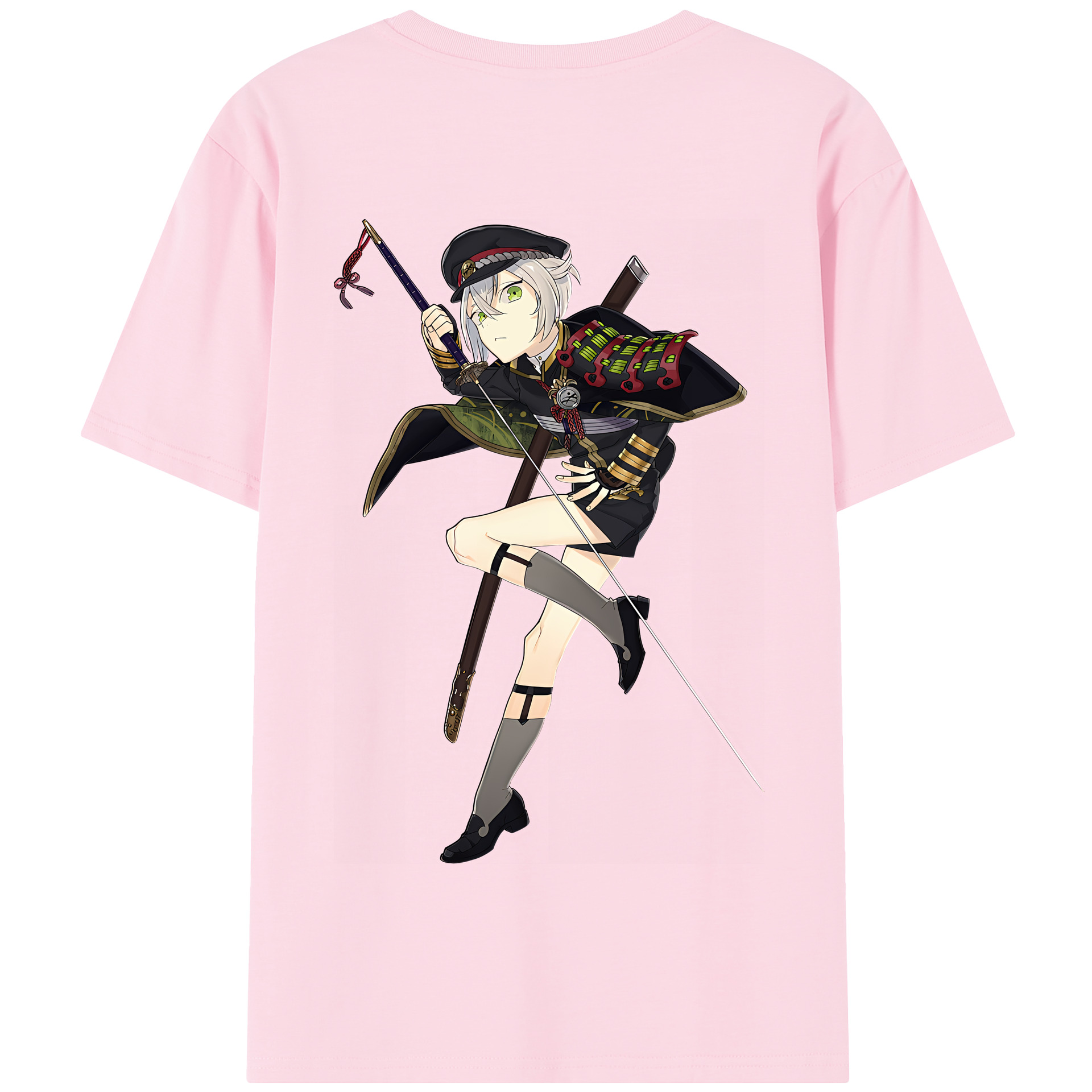 （画像用） 刀剣乱舞 Touken Ranbu 綿100％半袖Tシャツ（背面プリント）