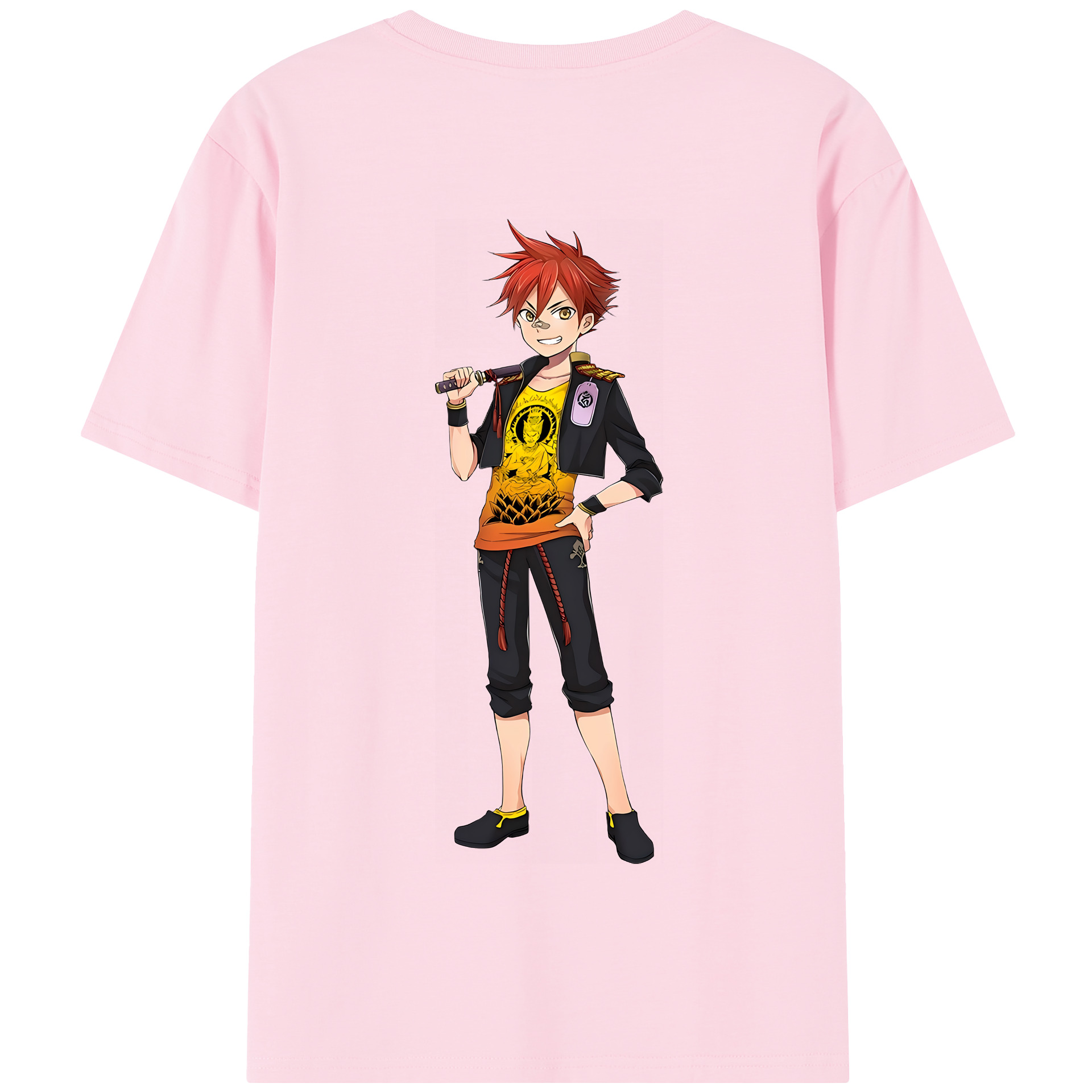 （画像用） 刀剣乱舞 Touken Ranbu 綿100％半袖Tシャツ（背面プリント）