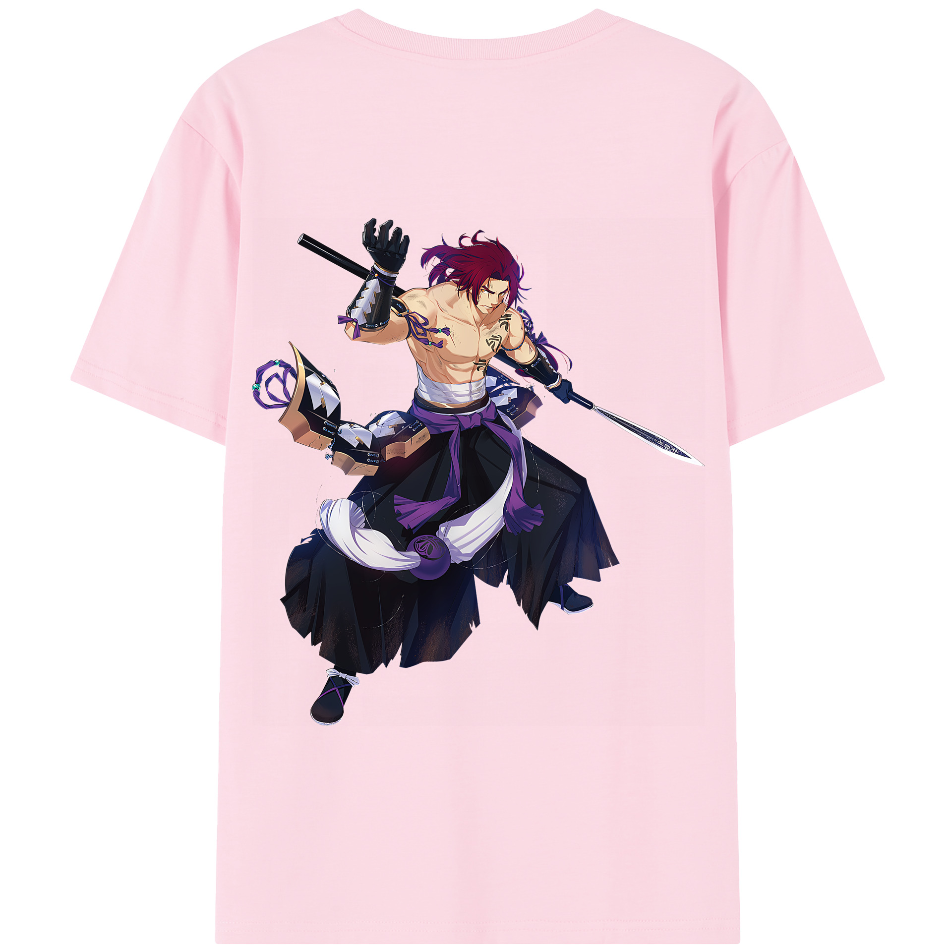 （画像用） 刀剣乱舞 Touken Ranbu 綿100％半袖Tシャツ（背面プリント）