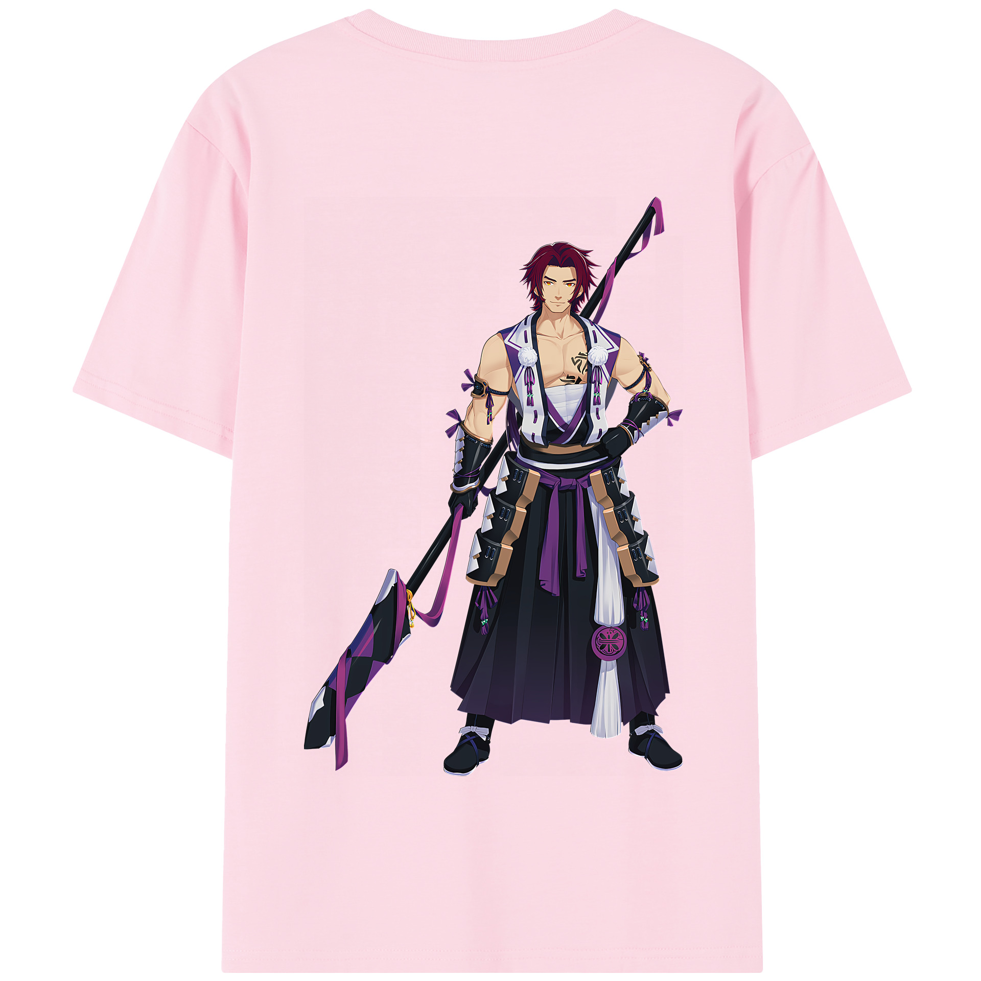 （画像用） 刀剣乱舞 Touken Ranbu 綿100％半袖Tシャツ（背面プリント）