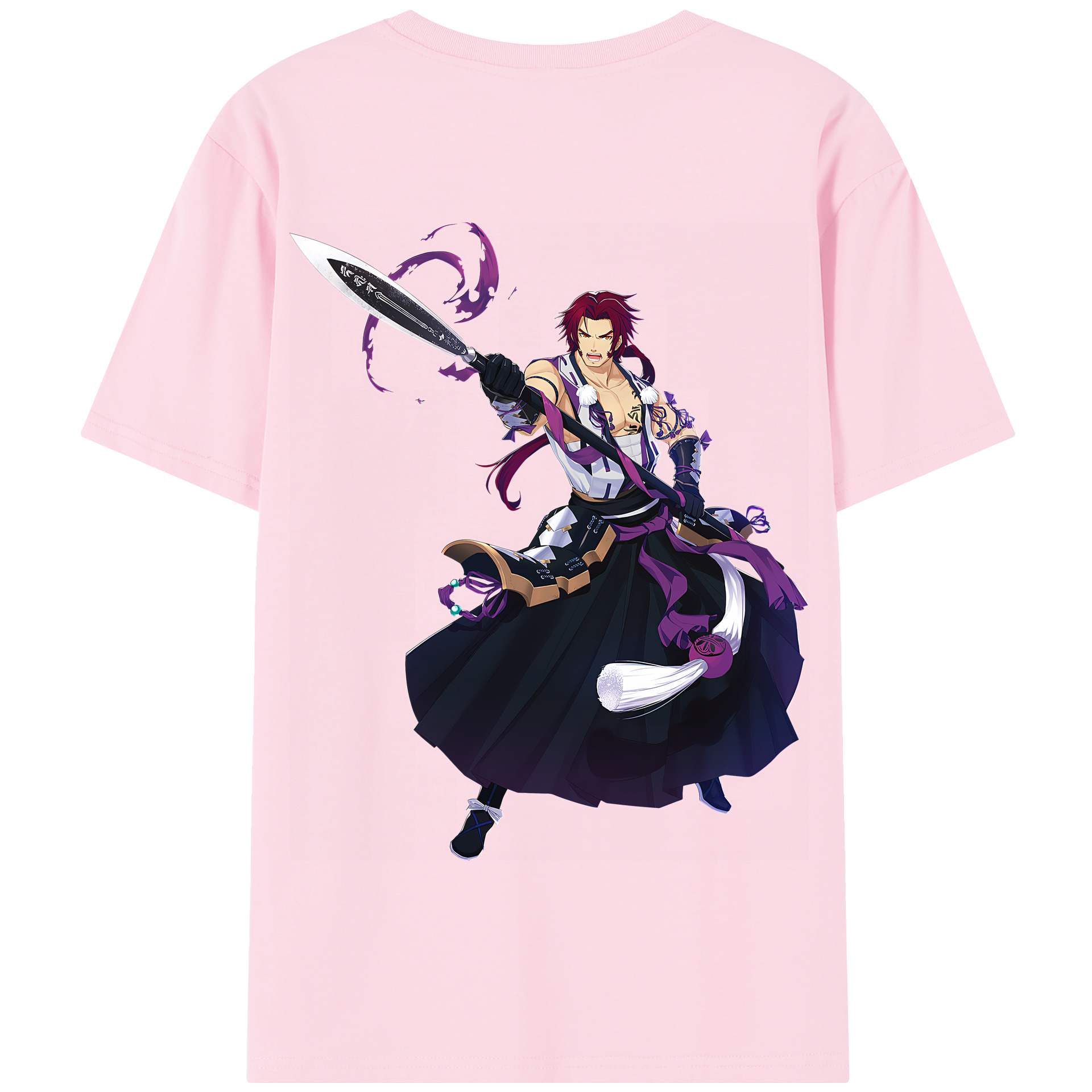 （画像用） 刀剣乱舞 Touken Ranbu 綿100％半袖Tシャツ（背面プリント）