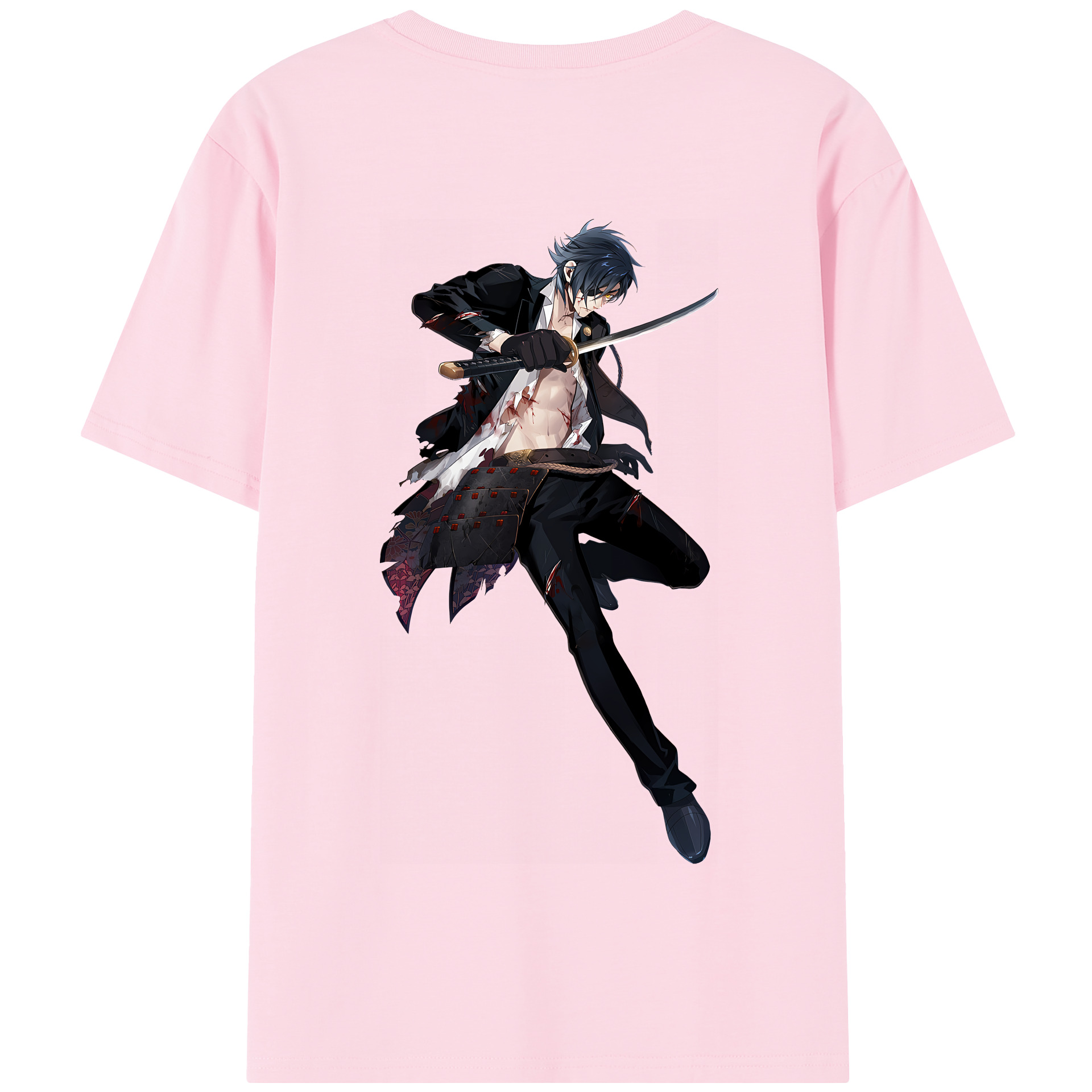 （画像用） 刀剣乱舞 Touken Ranbu 綿100％半袖Tシャツ（背面プリント）