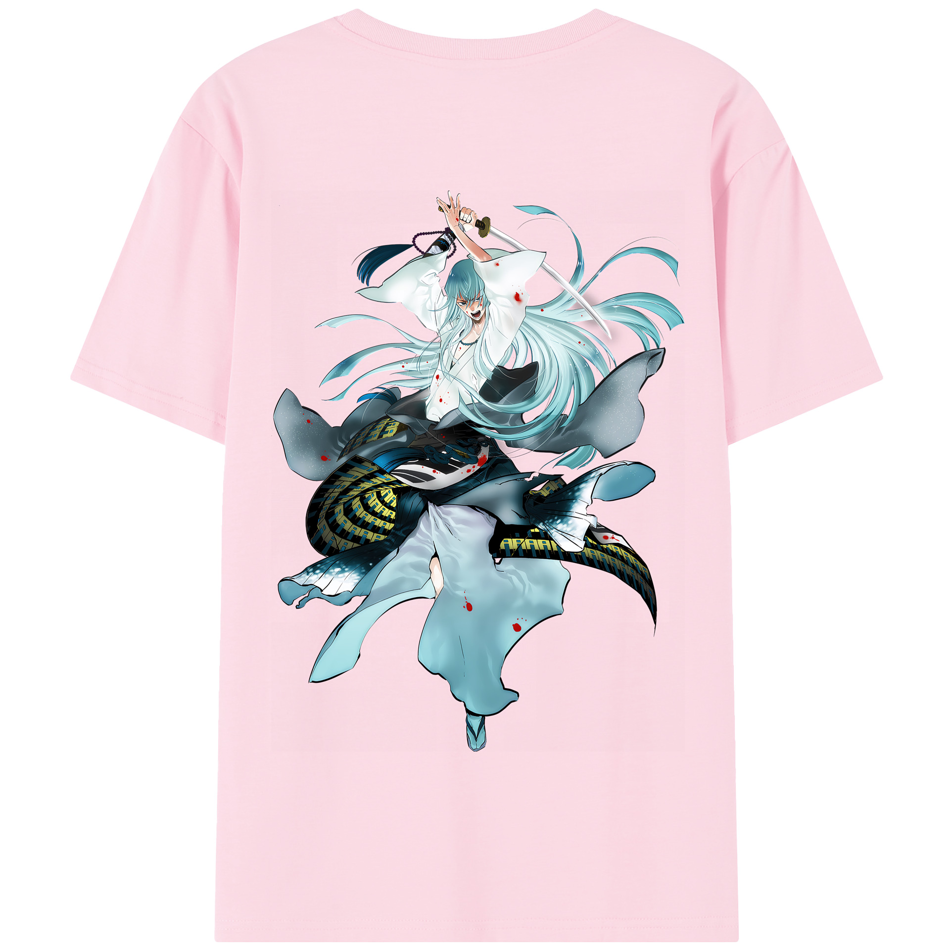 （画像用） 刀剣乱舞 Touken Ranbu 綿100％半袖Tシャツ（背面プリント）