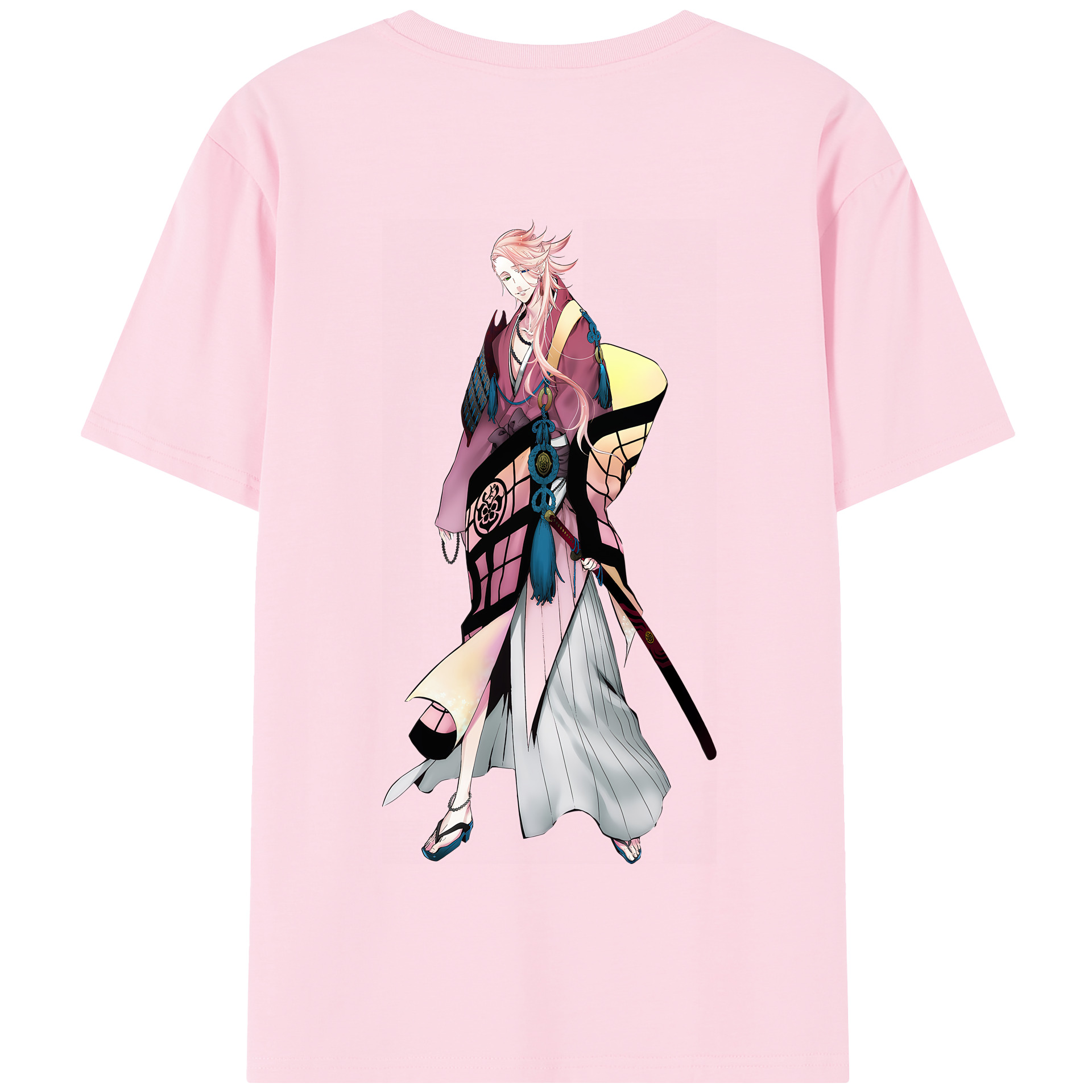 （画像用） 刀剣乱舞 Touken Ranbu 綿100％半袖Tシャツ（背面プリント）