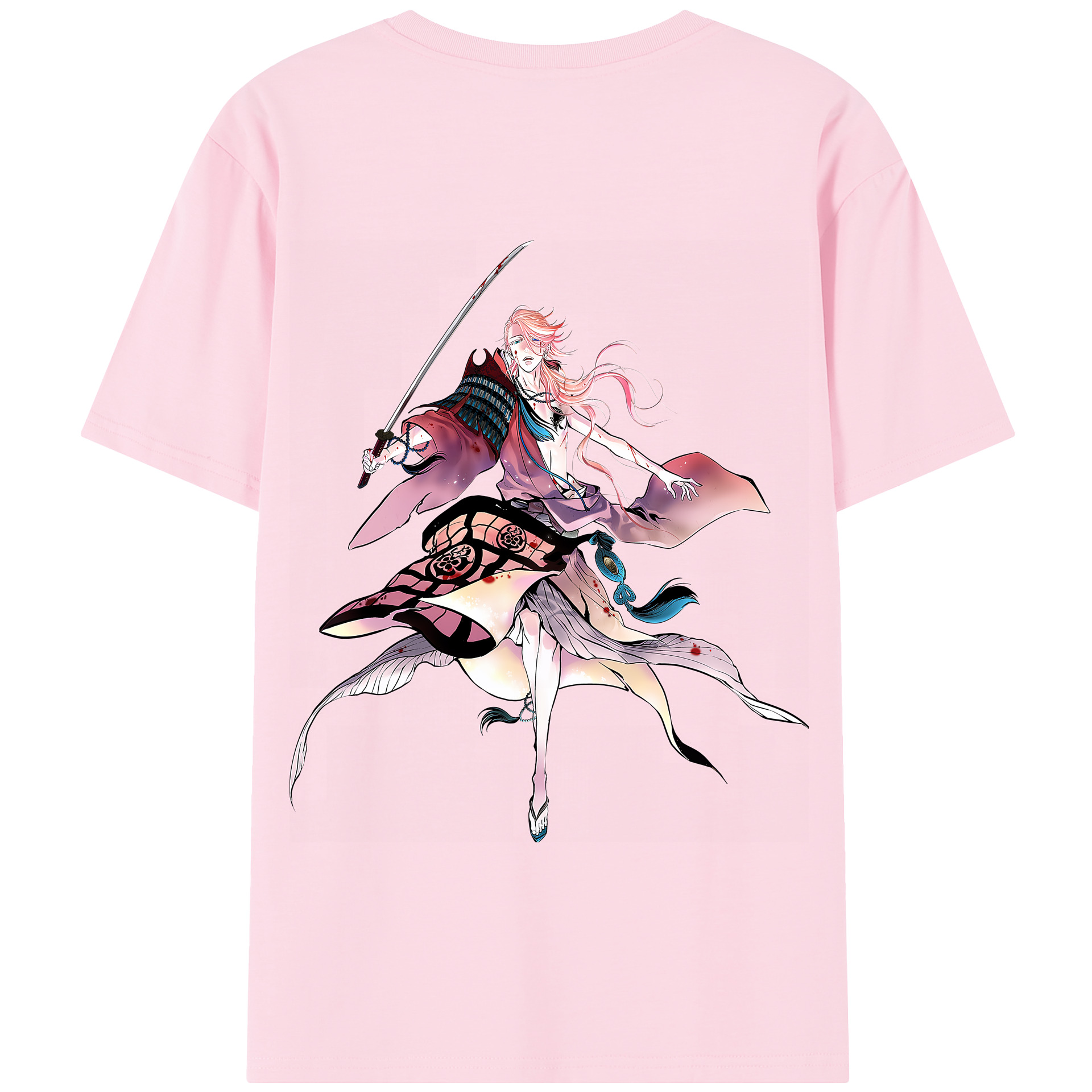 （画像用） 刀剣乱舞 Touken Ranbu 綿100％半袖Tシャツ（背面プリント）