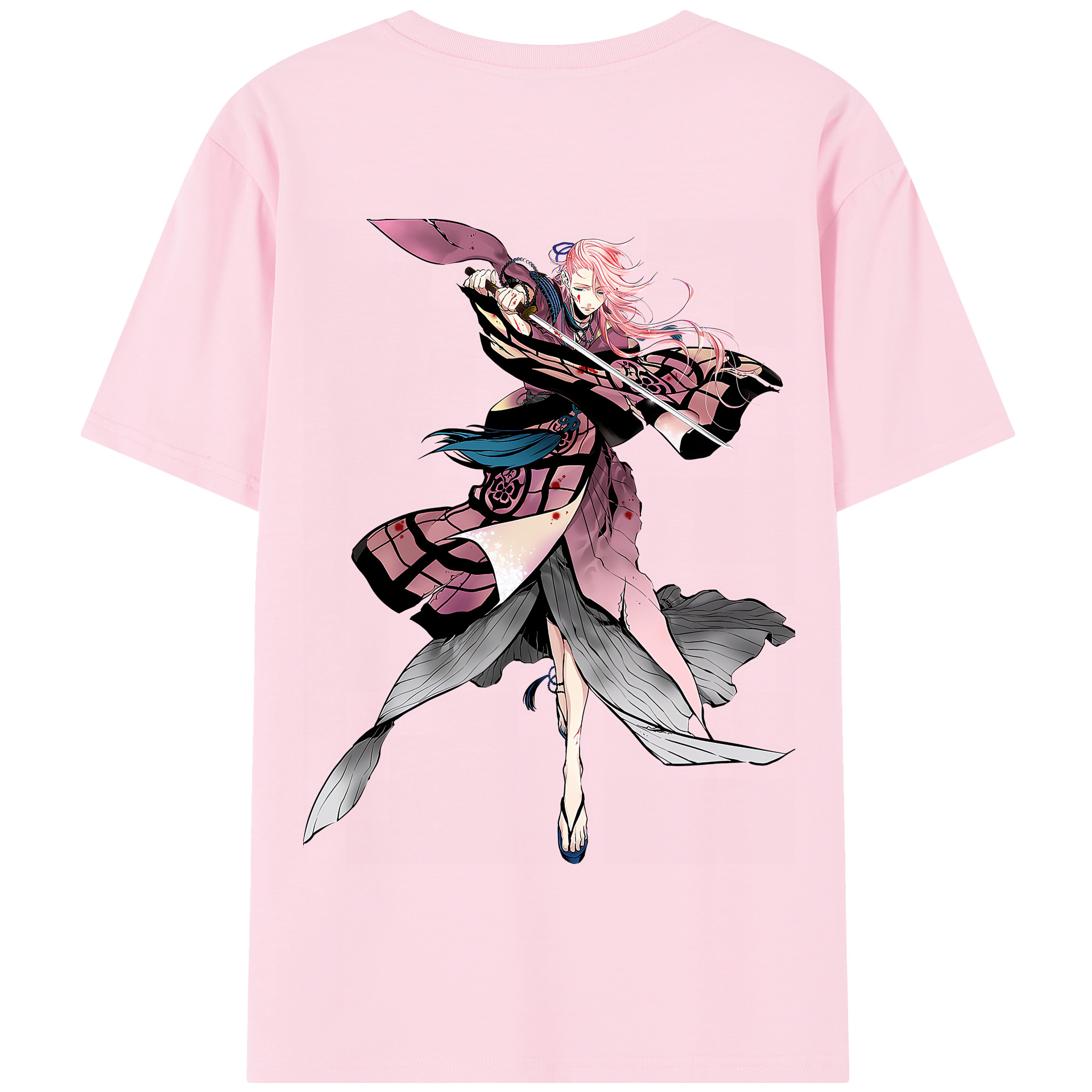 （画像用） 刀剣乱舞 Touken Ranbu 綿100％半袖Tシャツ（背面プリント）